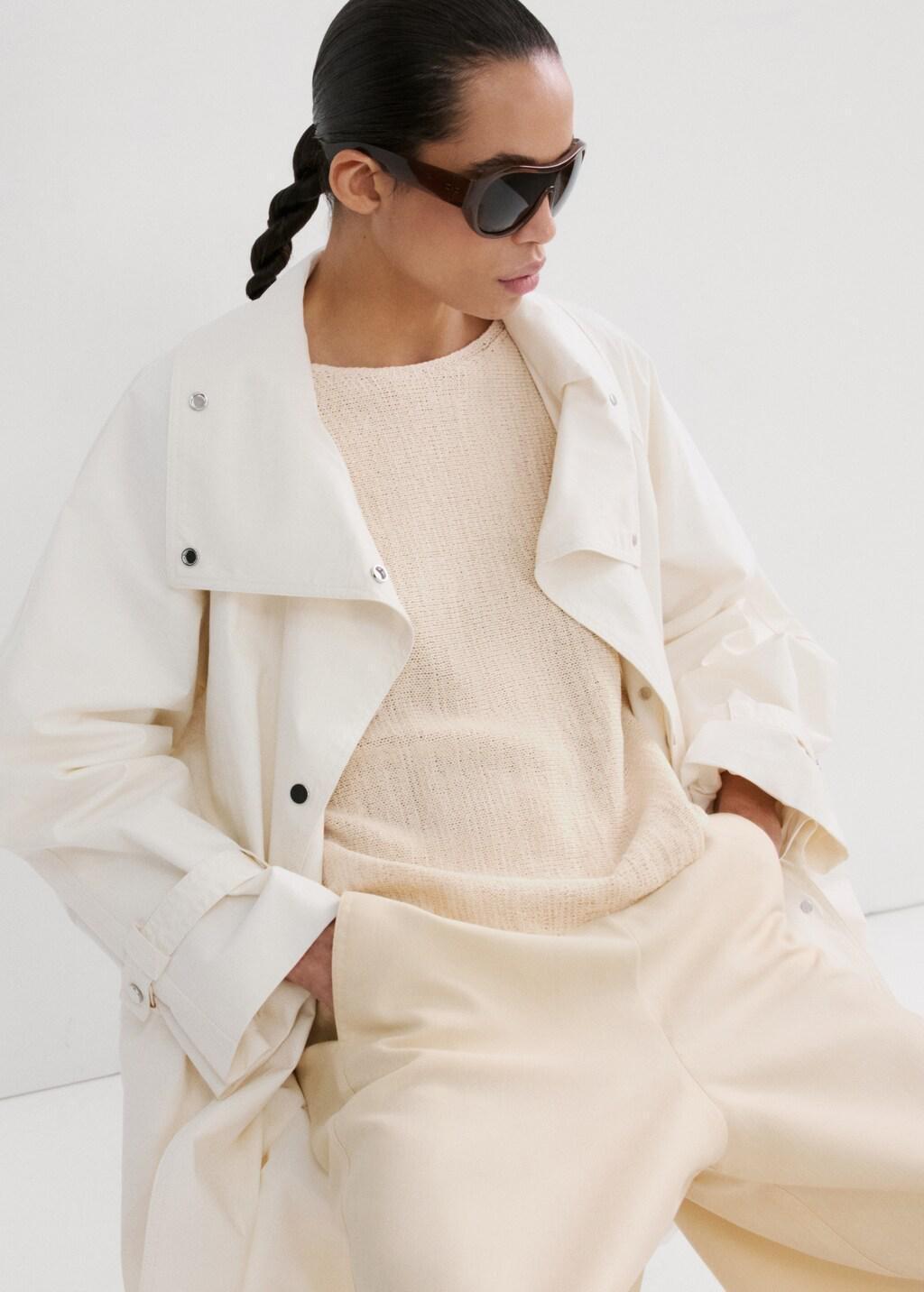 Brown Lt Pastel Long-Sleeve Knitted Sweater, Light Pastel Brown, large image number 6