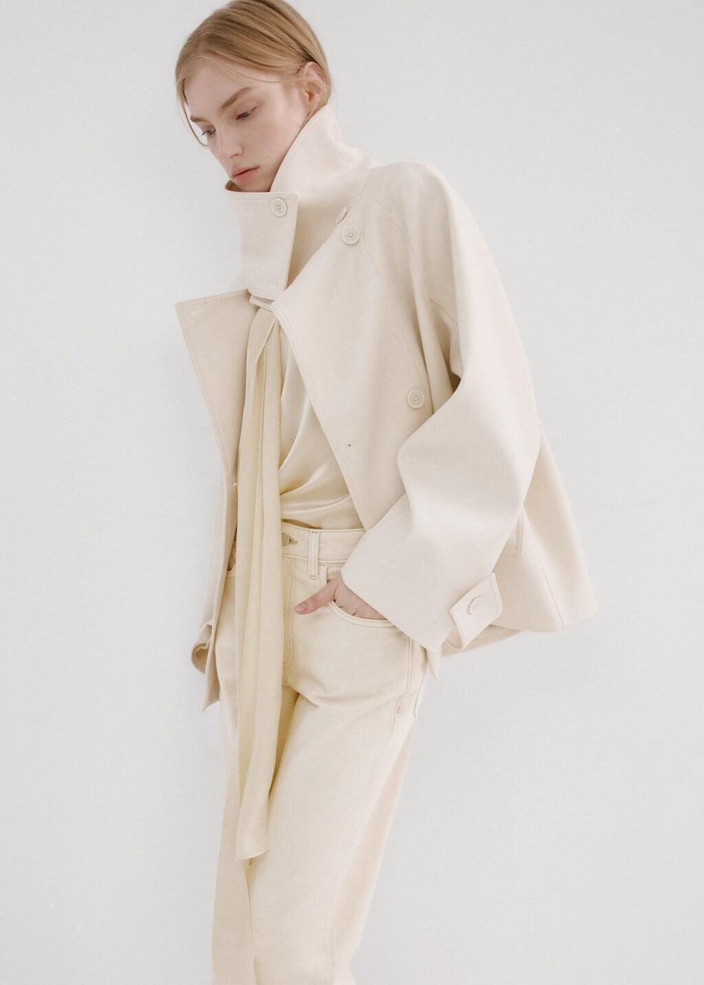 Beige Mid-Rise Flared Jeans, Light Beige, large image number 3