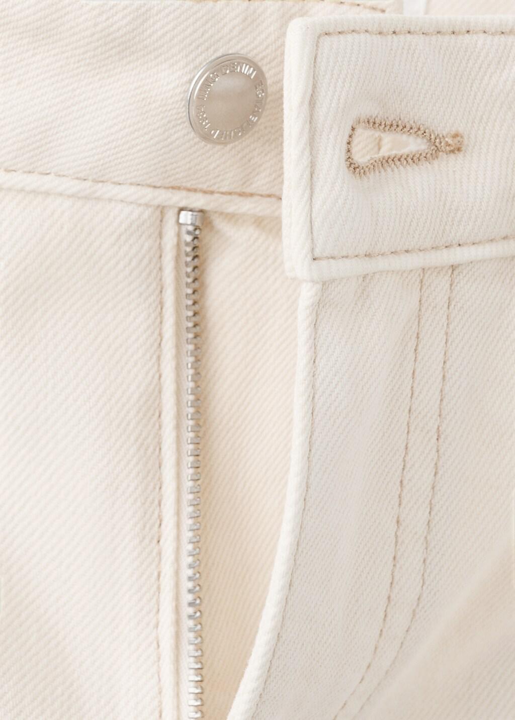 Beige Mid-Rise Flared Jeans, Light Beige, large image number 5