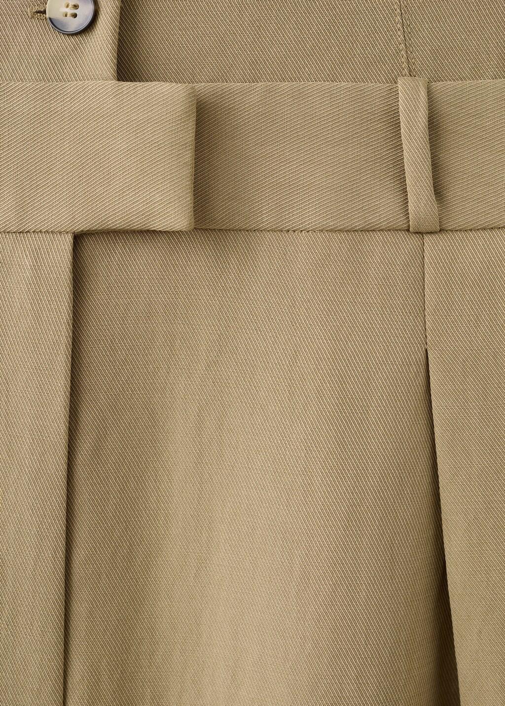 Khaki Lyocell Combined Jumpsuit, Beige - Khaki, large image number 5