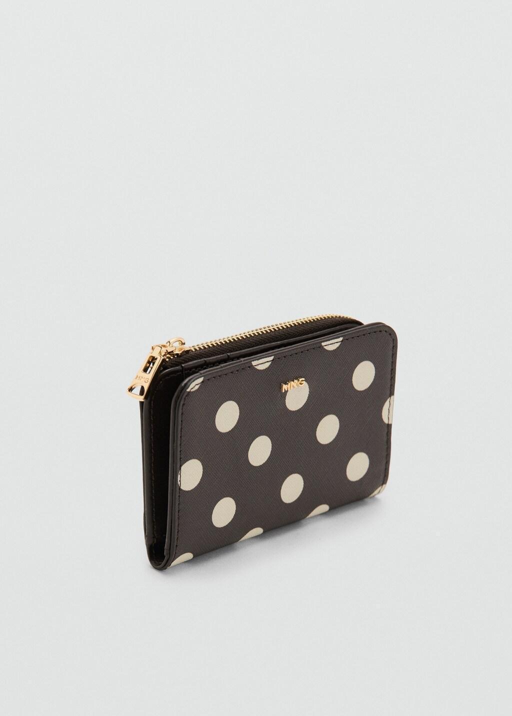 Brown Small Polka Dot Purse, 0201_32, large image number 0