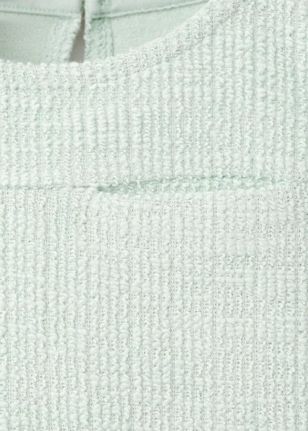 Turquoise Knit Strap Top, Baby Girl, Turquoise - Aqua, medium