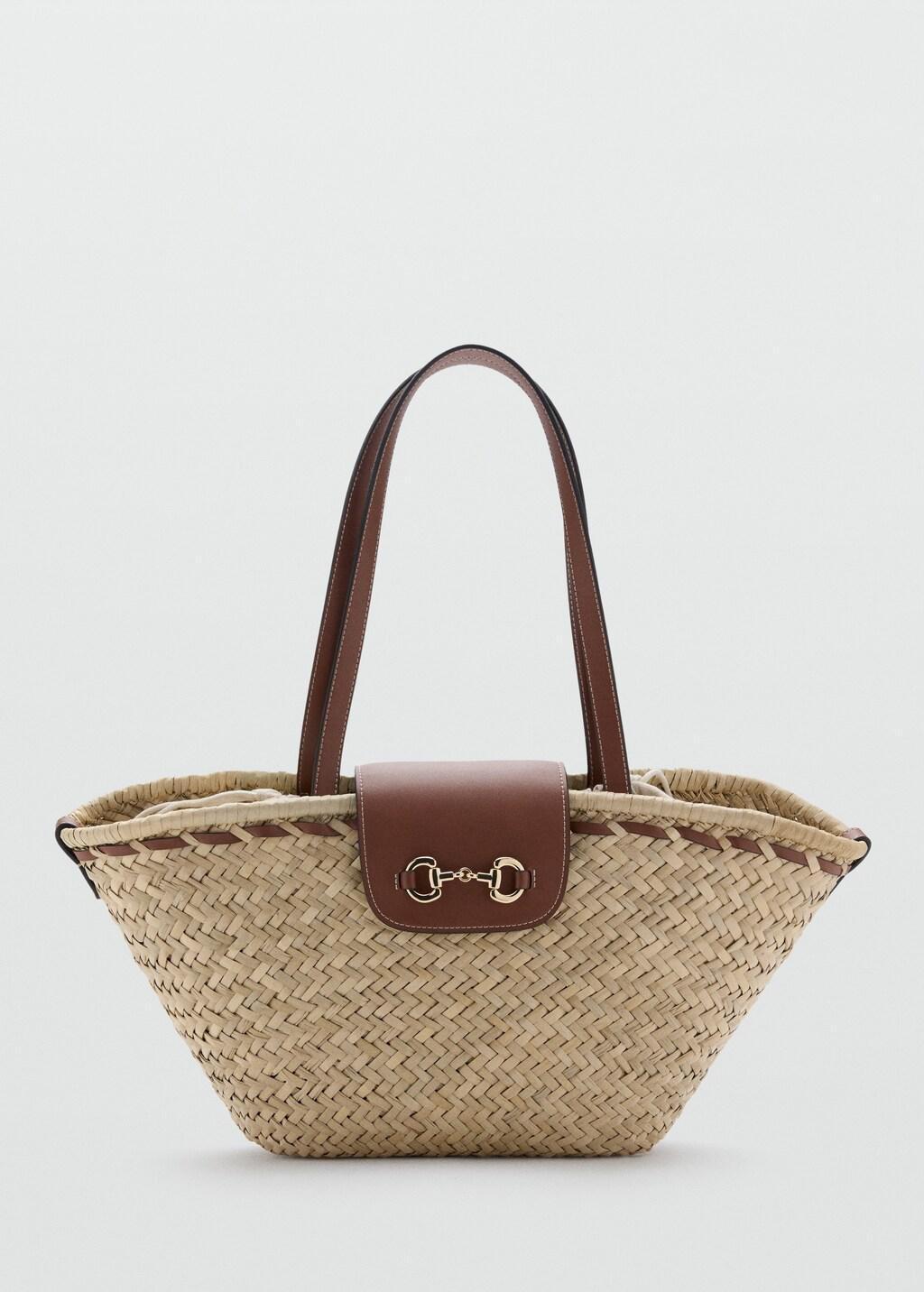 Brown Medium Natural Fibre Basket, 0201_CU, large image number 4