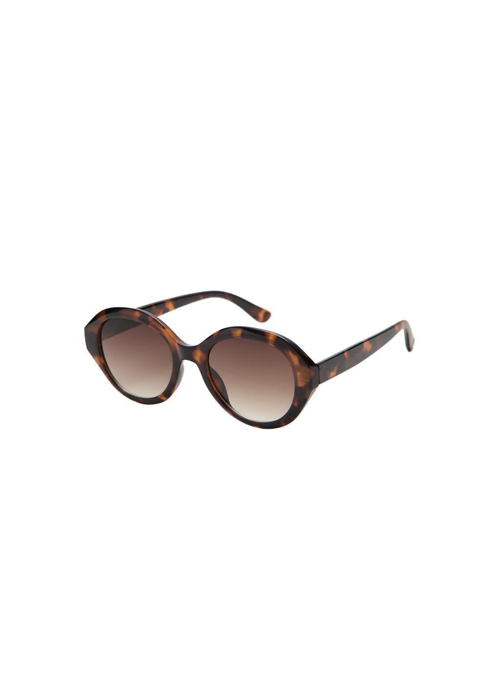 Brown Resin Frame Sunglasses, Dark Brown, large image number 2