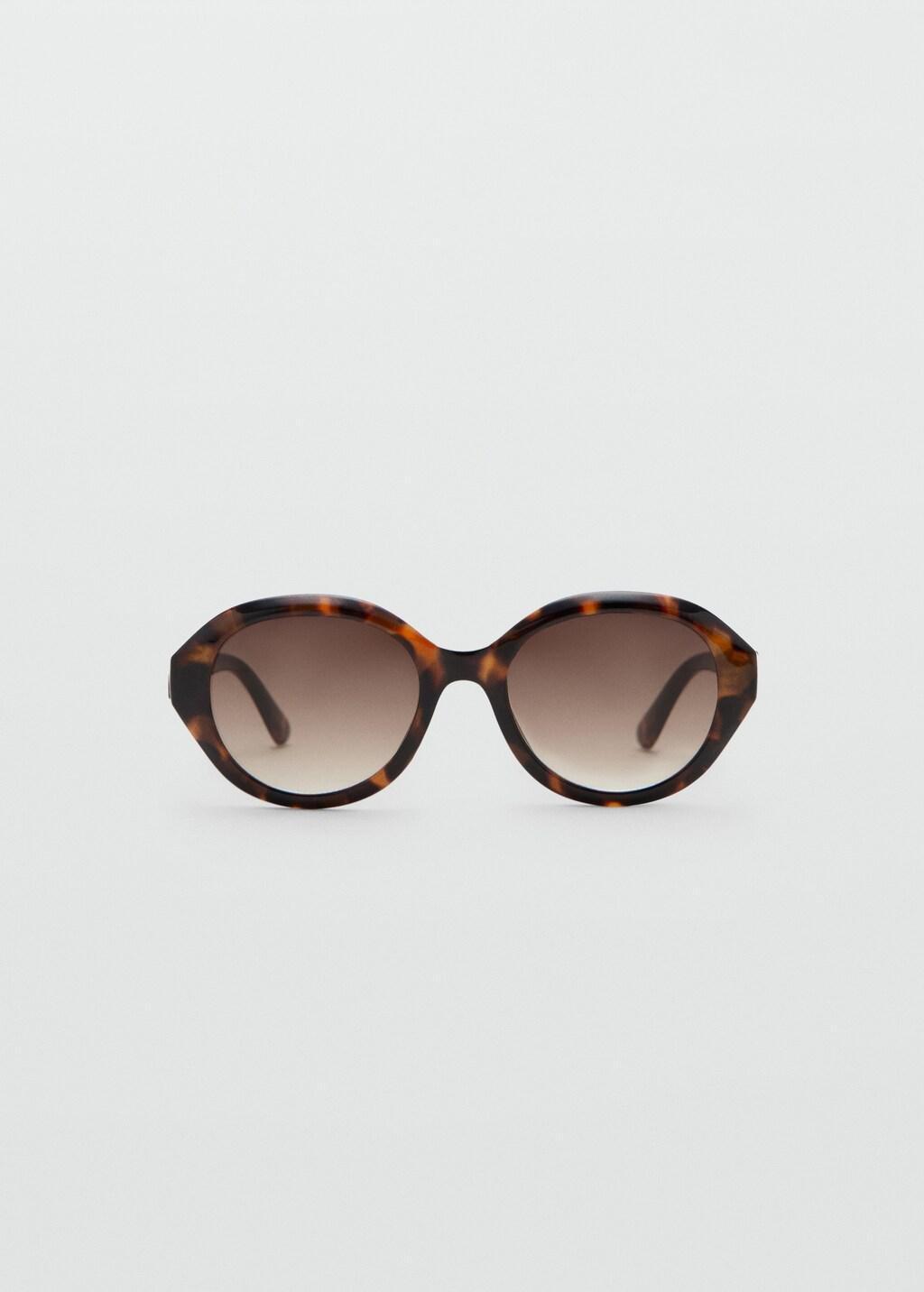 Brown Resin Frame Sunglasses, Dark Brown, large image number 3
