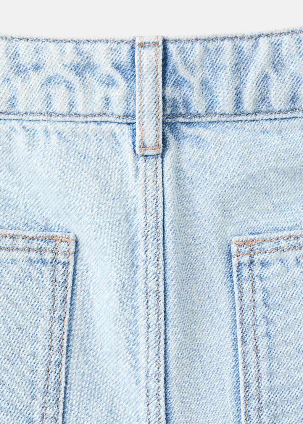 Blue Denim Cargo Shorts, Kids Boy, Open Blue, large image number 2
