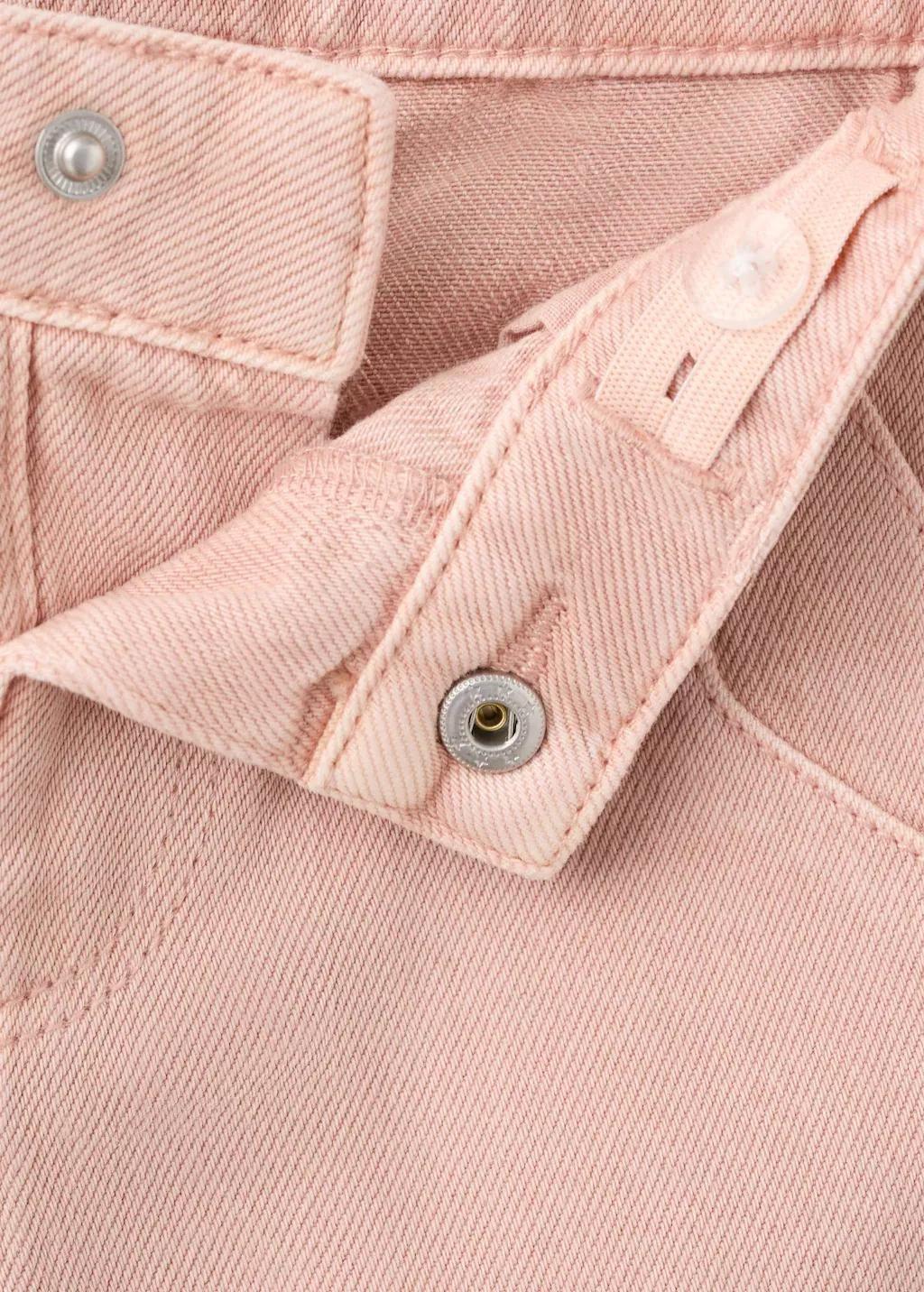 Pink Denim Bermuda Shorts, Baby Boys, Light-Pastel Pink, large image number 3