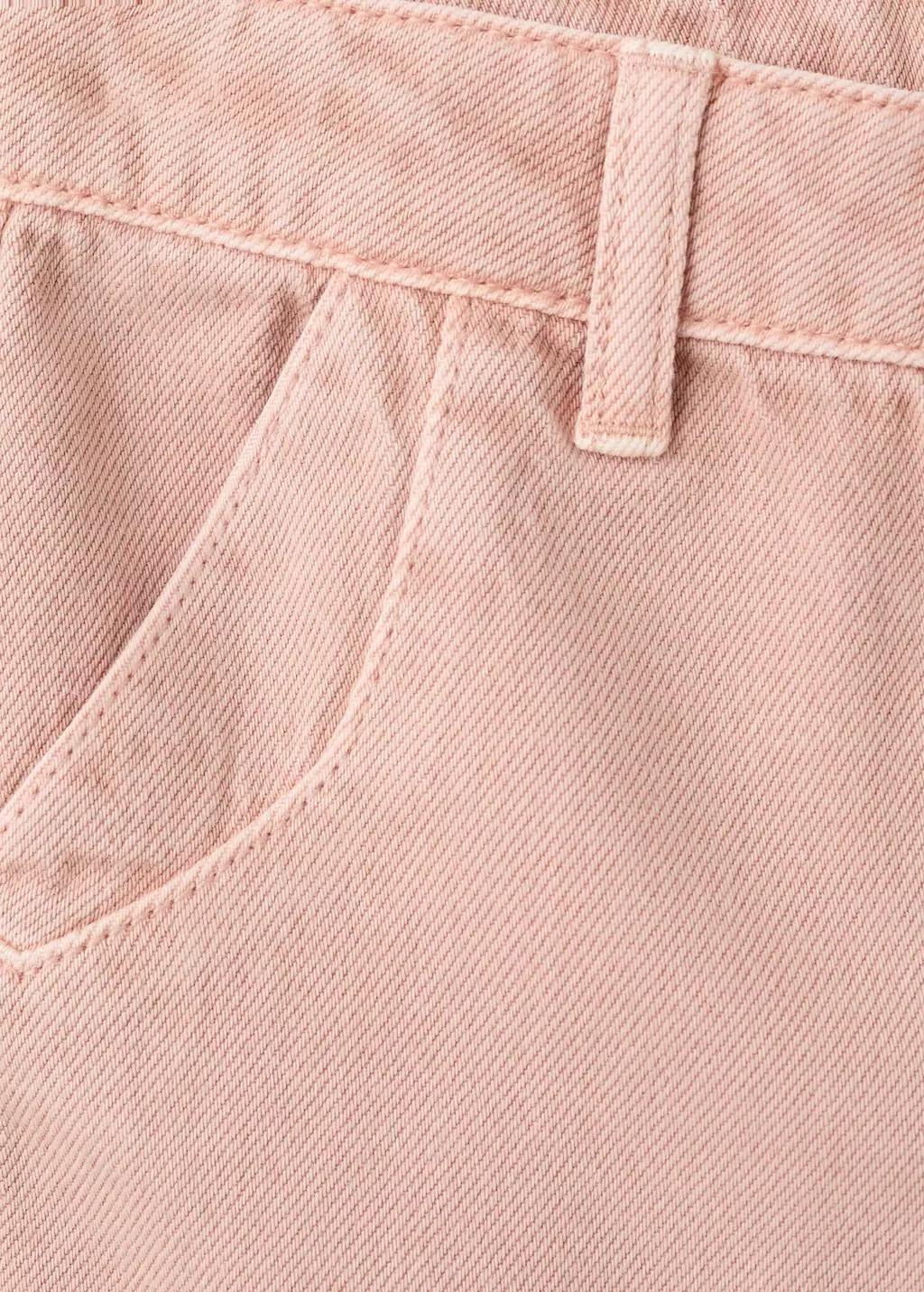 Pink Denim Bermuda Shorts, Baby Boys, Light-Pastel Pink, large image number 4