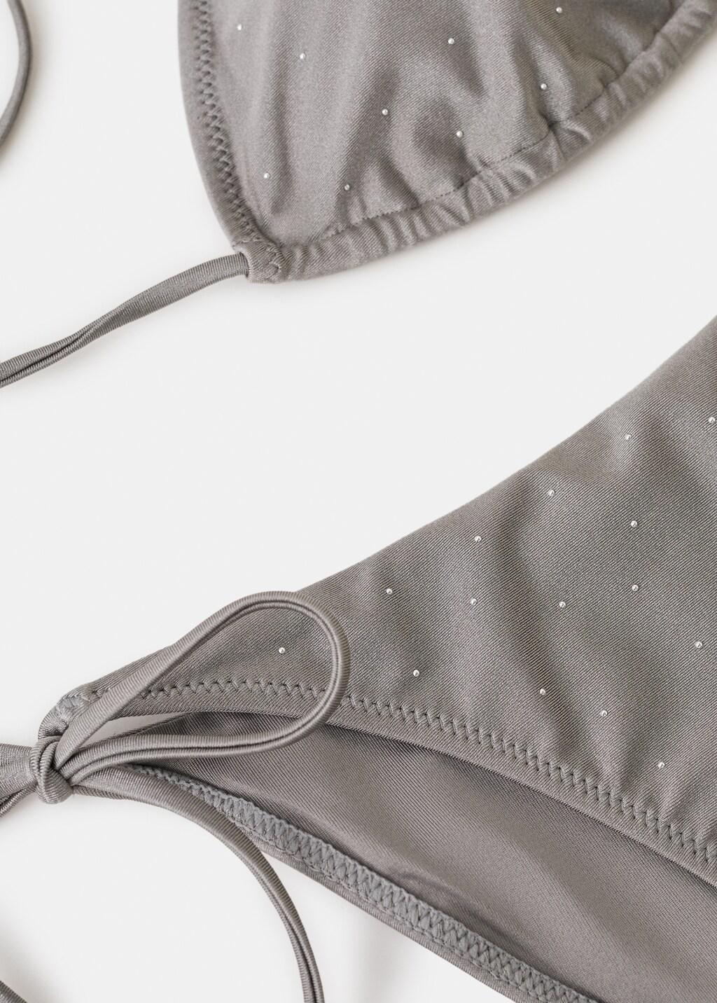Grey Cheeky Strass Bikini Knickers, 0201_92, large image number 4