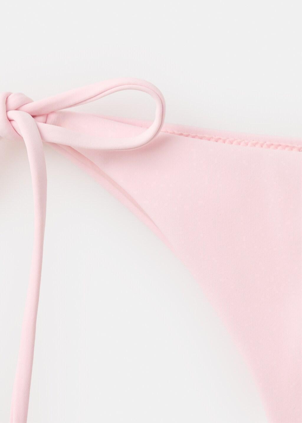 Pink Lt Pastel Brazilian Bikini Bottoms With Bows, 0201_82, large image number 5