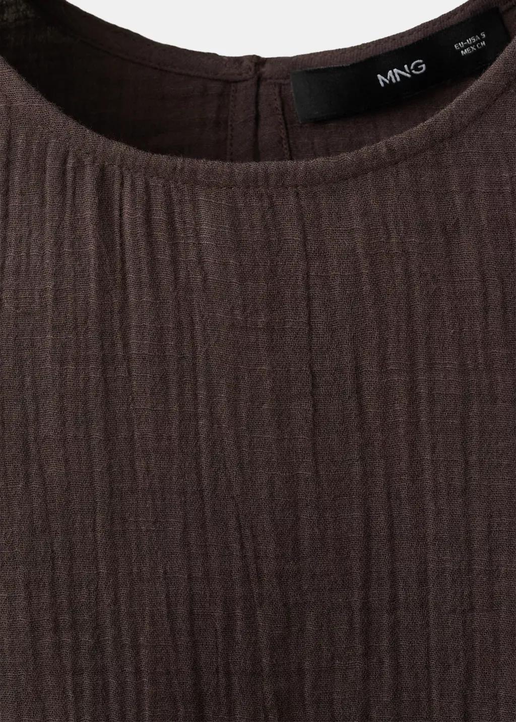 Brown Bambula Tie Top, 0201_32, large image number 1