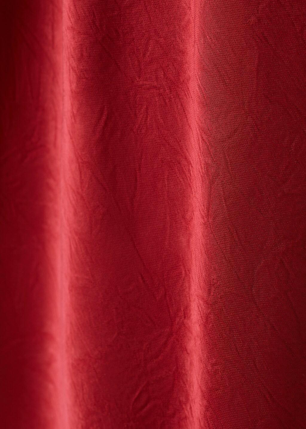 RED Wrinkled effect halter dress, Red, large image number 5