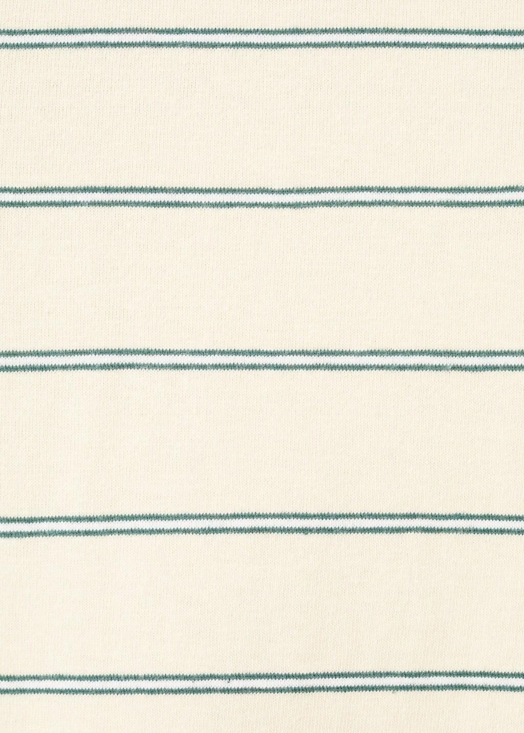 Yellow Striped Cotton T-Shirt, 0201_11, large image number 5