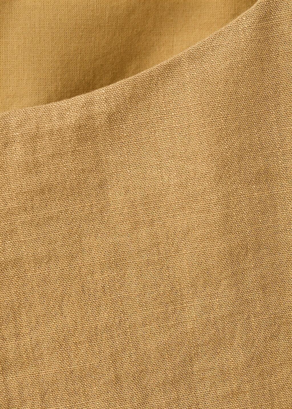 Brown Bow Short Dress, Medium Brown, large image number 1