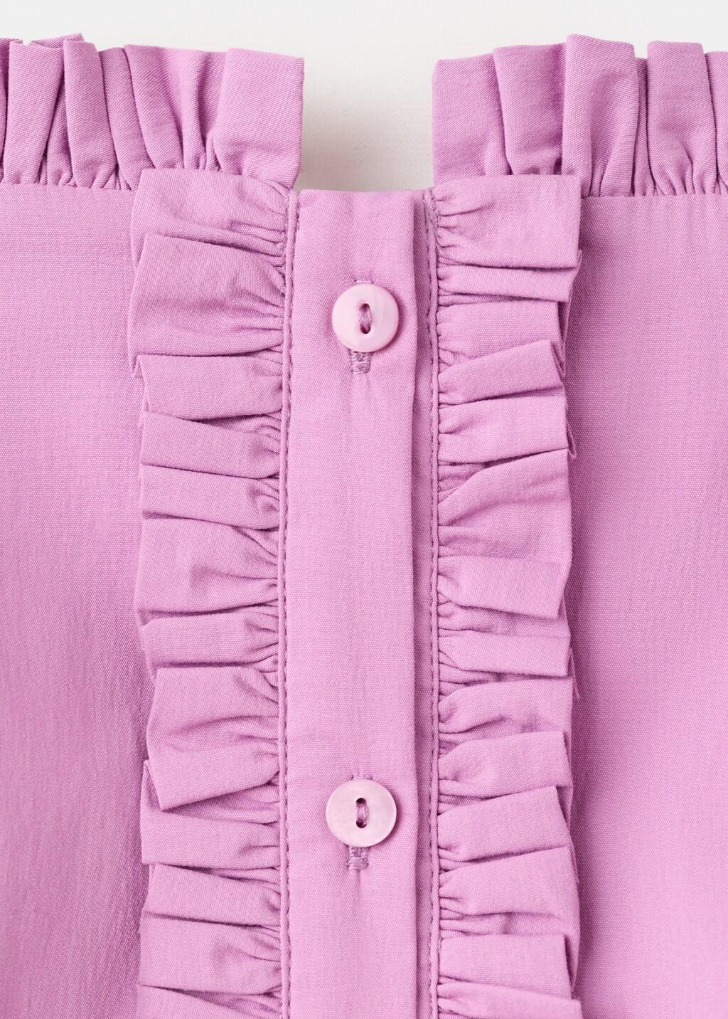 Pink Ruffle Detail Top, 0201_81, large image number 1