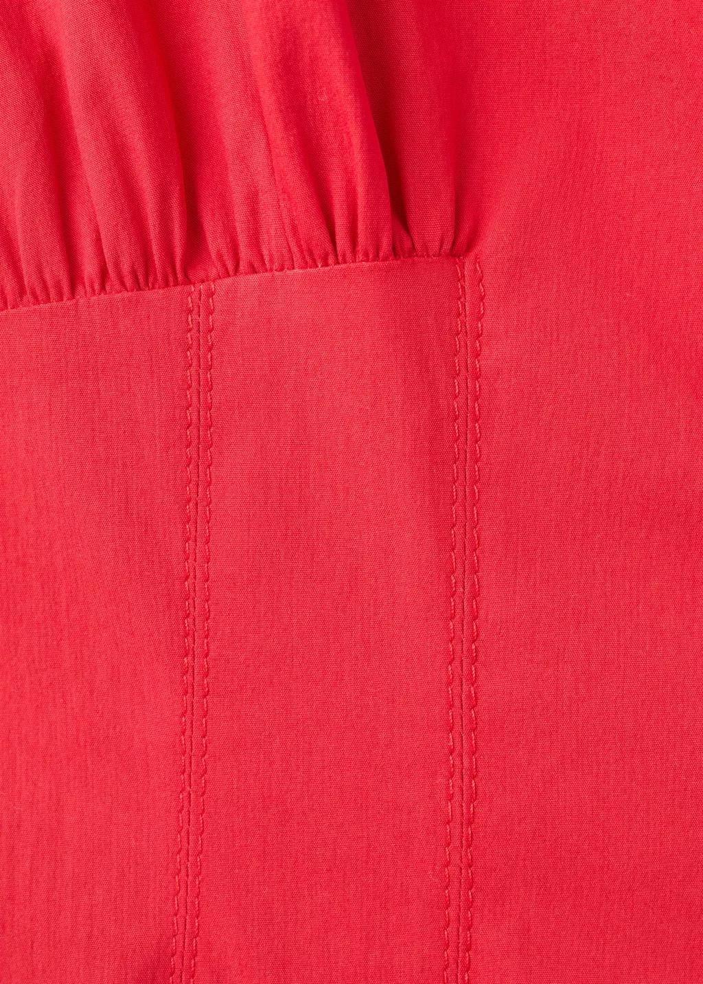 Red Long Flared Dress, 0201_70, large image number 3