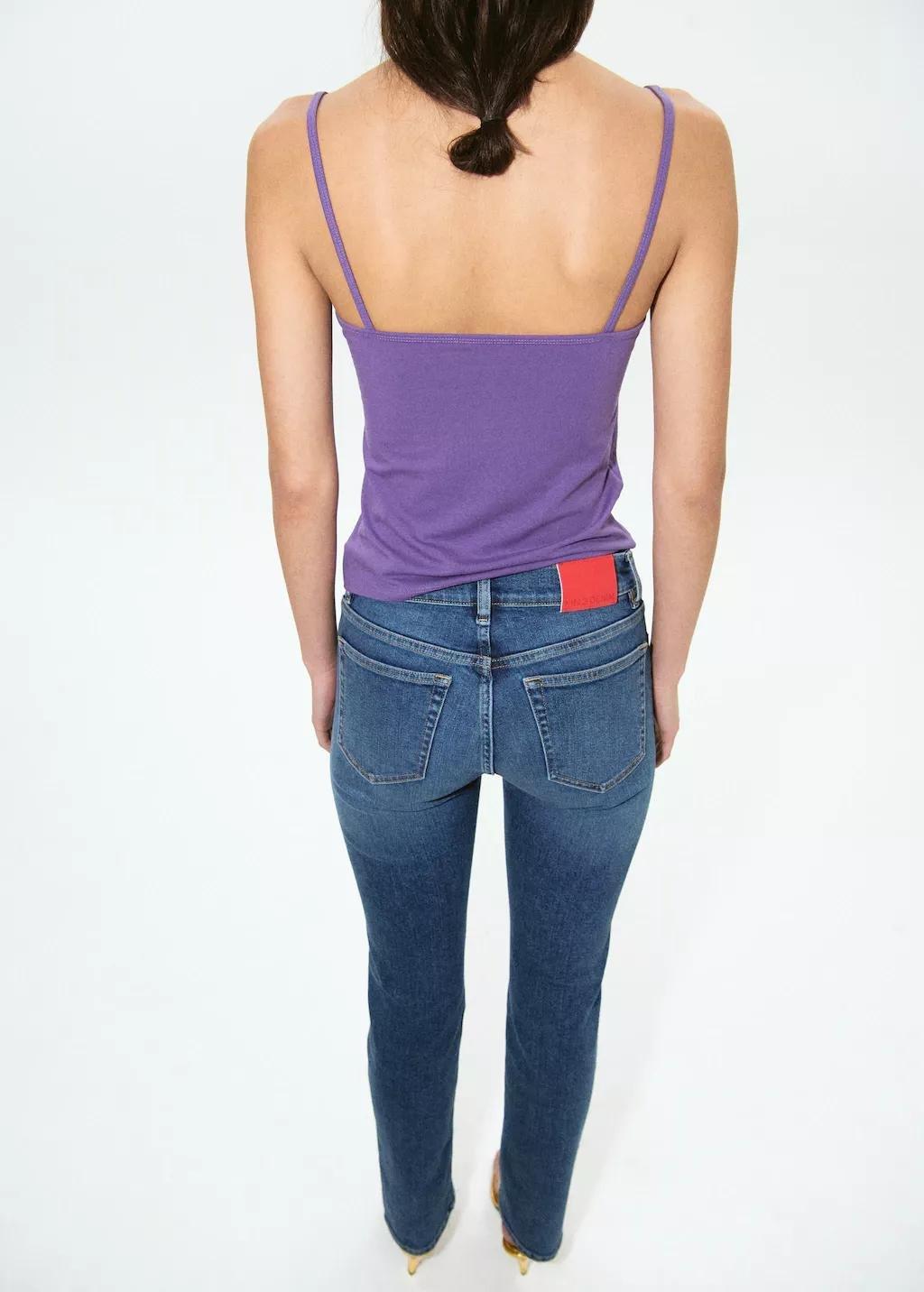 Blue Low-Rise Skinny Jeans, 0201_TM, large image number 4