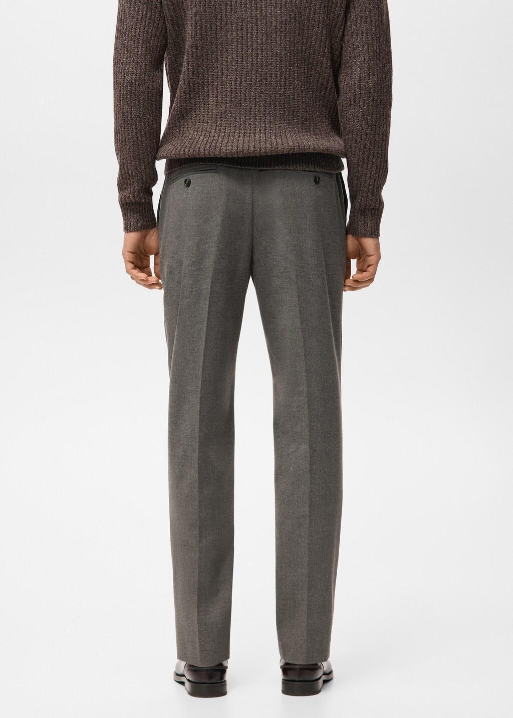 Brown Regular Fit Flowing Trousers, Medium Brown, large image number 2