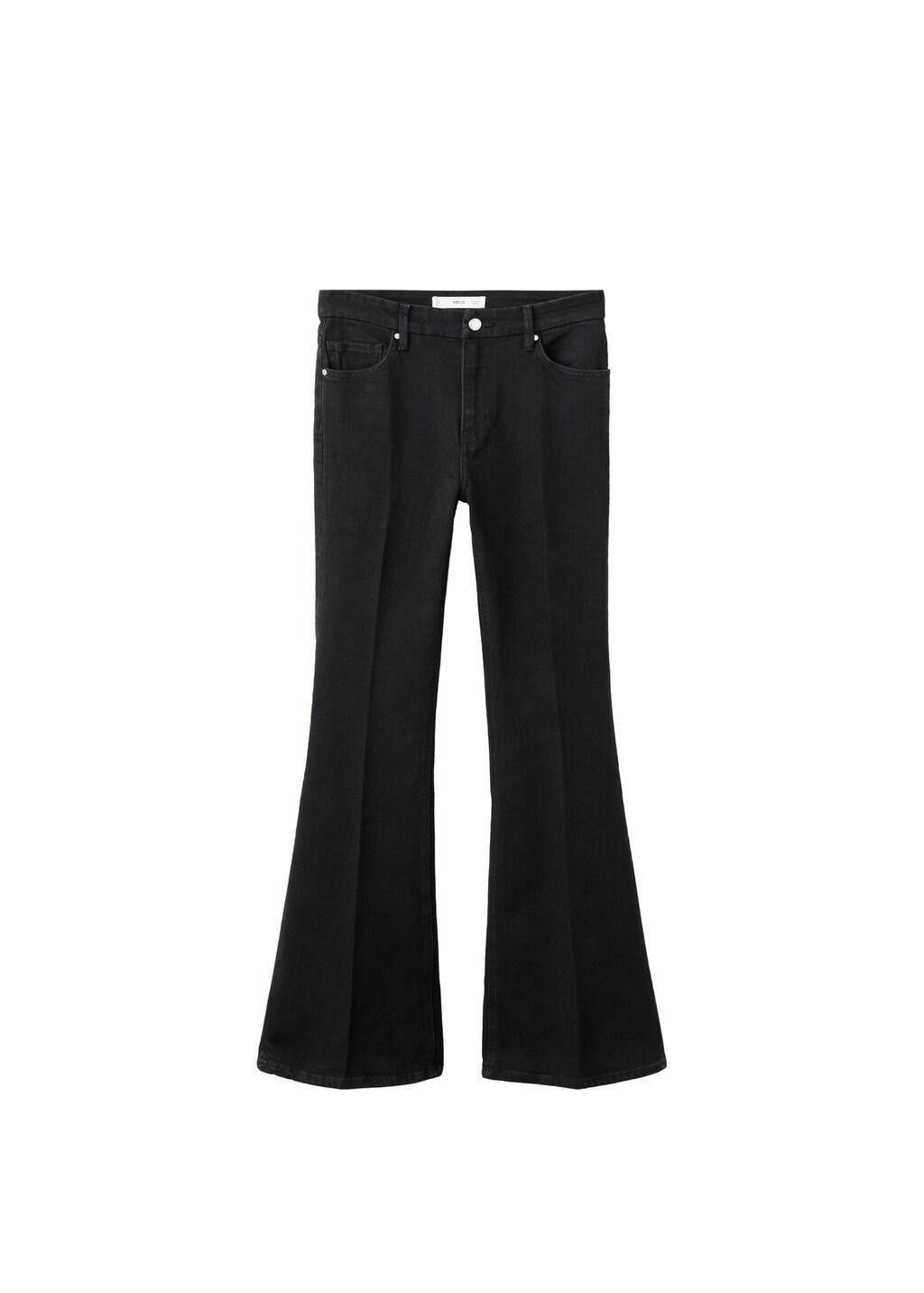 Grey Violet Flared High-Rise Jeans, 0201_TN, large image number 5