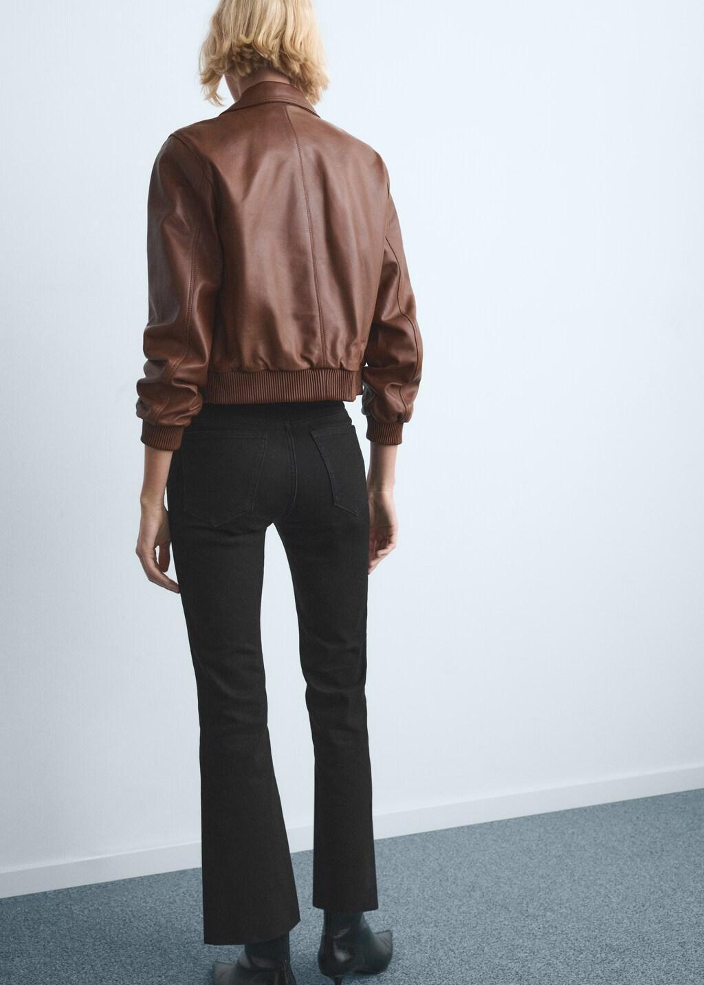 Grey Sienna Flared Cropped Jeans, 0201_TN, large image number 2