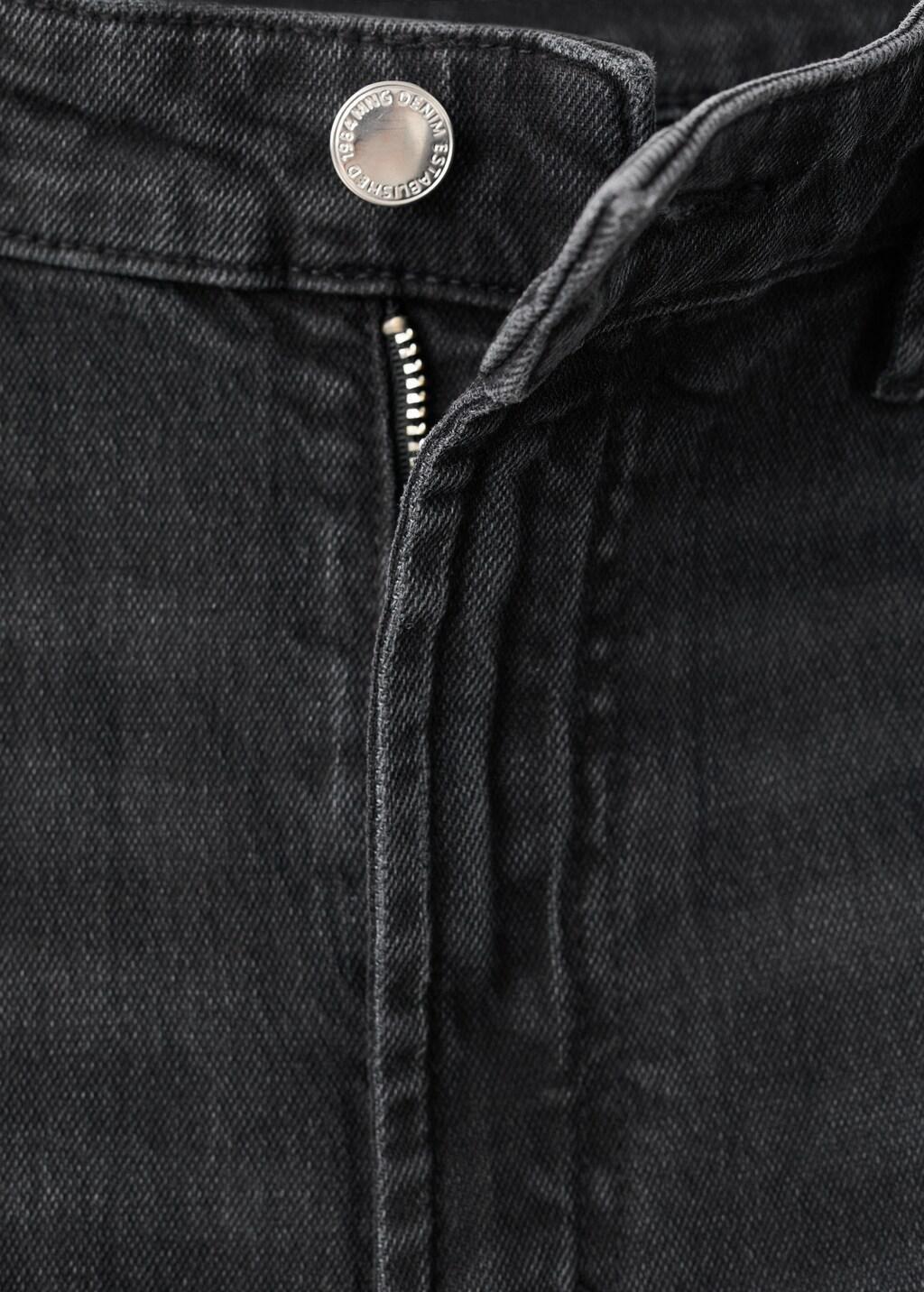 Grey High-Waisted Wide-Leg Jeans, Open Grey, large image number 1