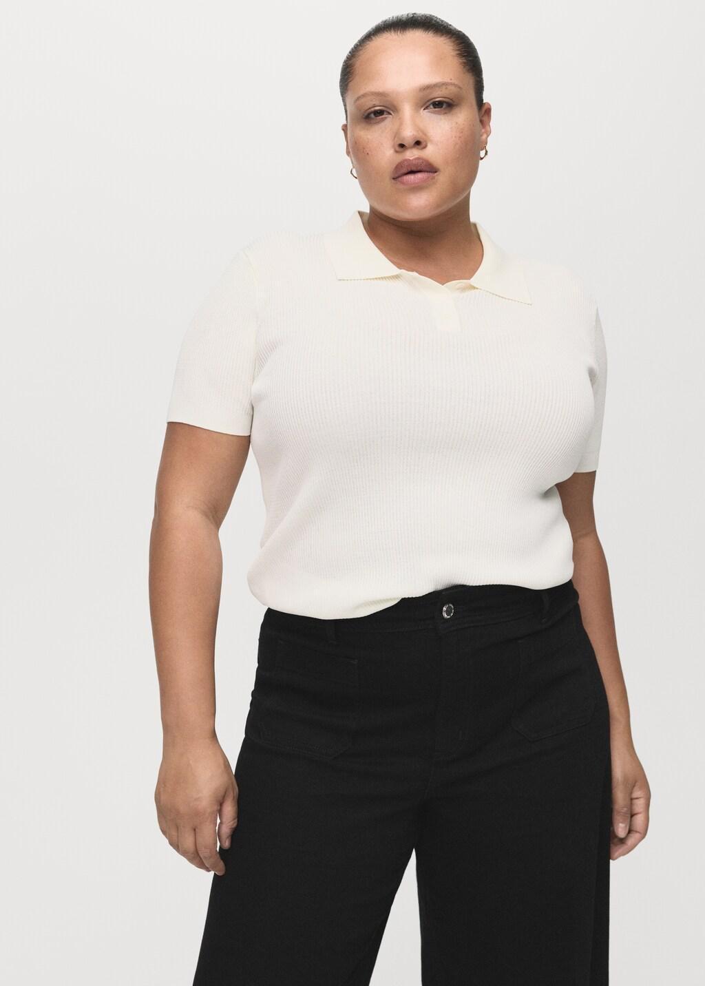 Grey Wide-Leg Jeans With Pockets, Open Grey, large image number 5