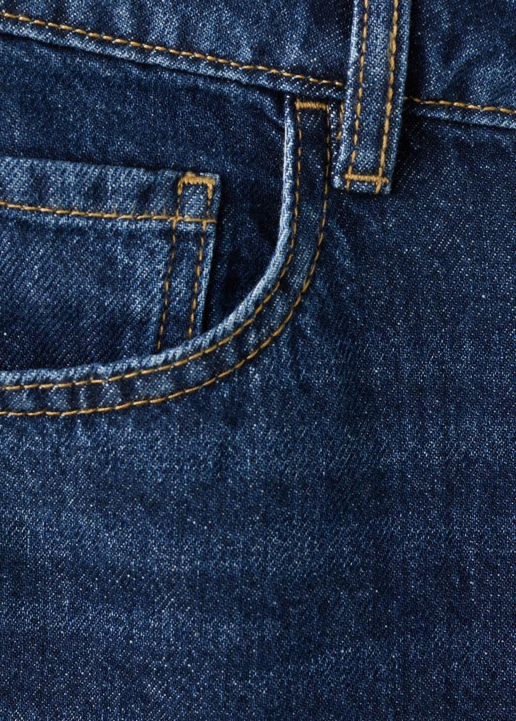 Navy Danila High-Waisted Wide-Leg Jeans, 0201_TO, large image number 4