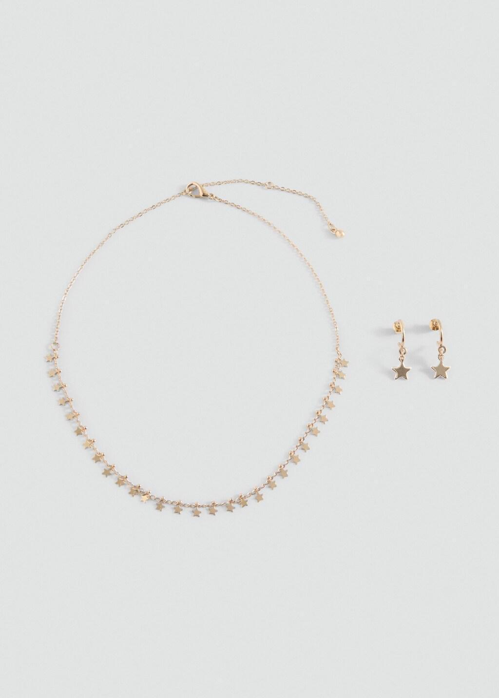 GOLD Necklace and earrings set, Kids Girl, Gold, large image number 3