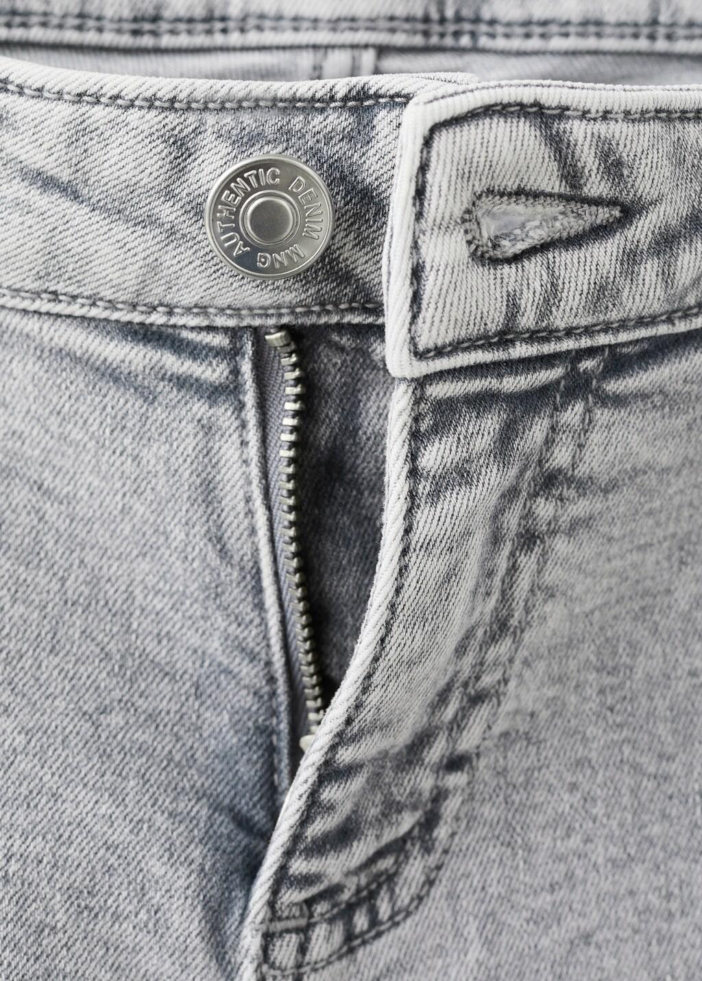 Grey Bicolour Wide-Leg Jeans, Kids Girl, 0201_TG, medium