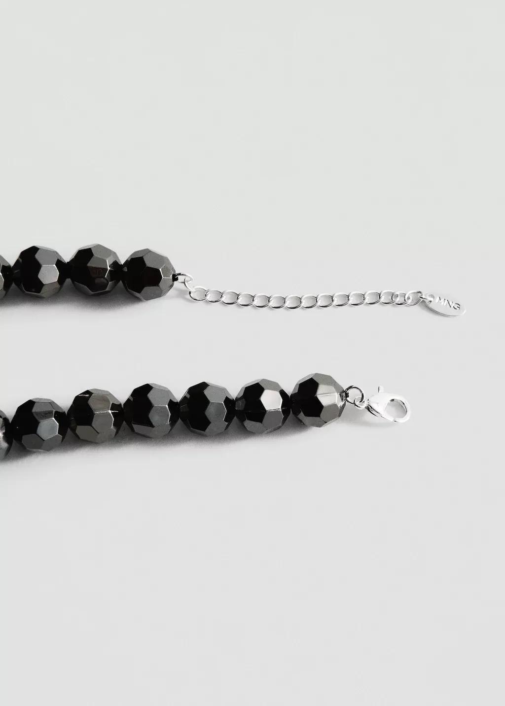 Silver Geometric Spheres Necklace, Silver, large image number 2