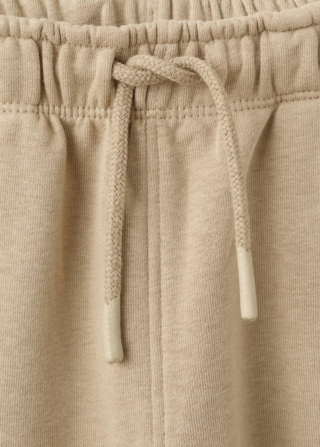 Brown Cargo Joggers With Drawstring, Kids Boy, Medium Brown, large image number 4