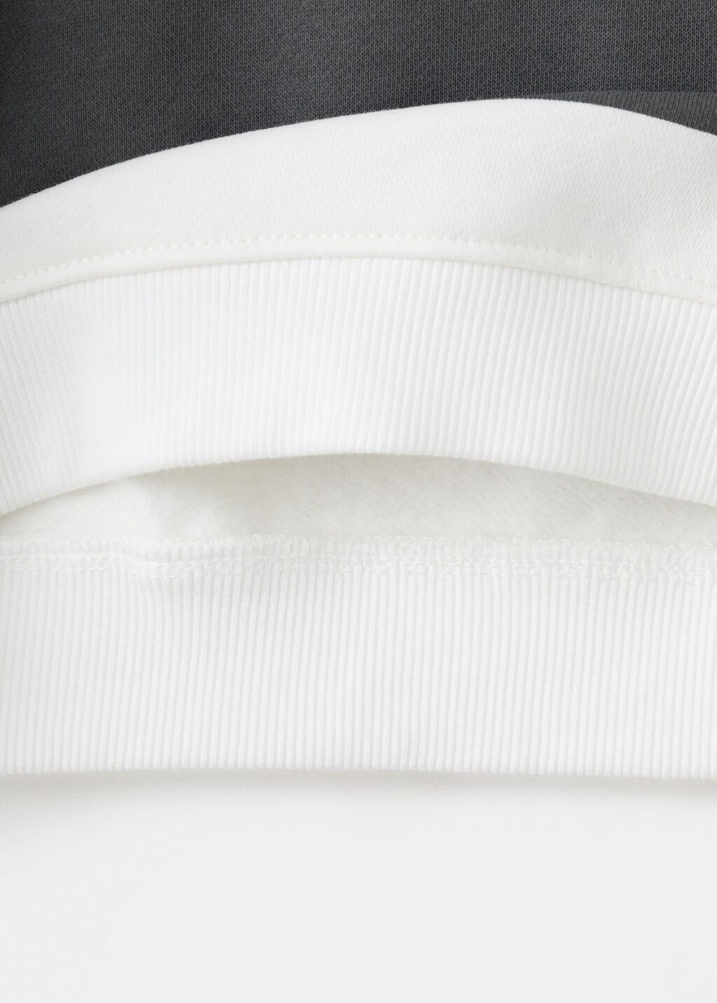 Grey Striped Sweatshirt, Baby Boys, Charcoal, large image number 5