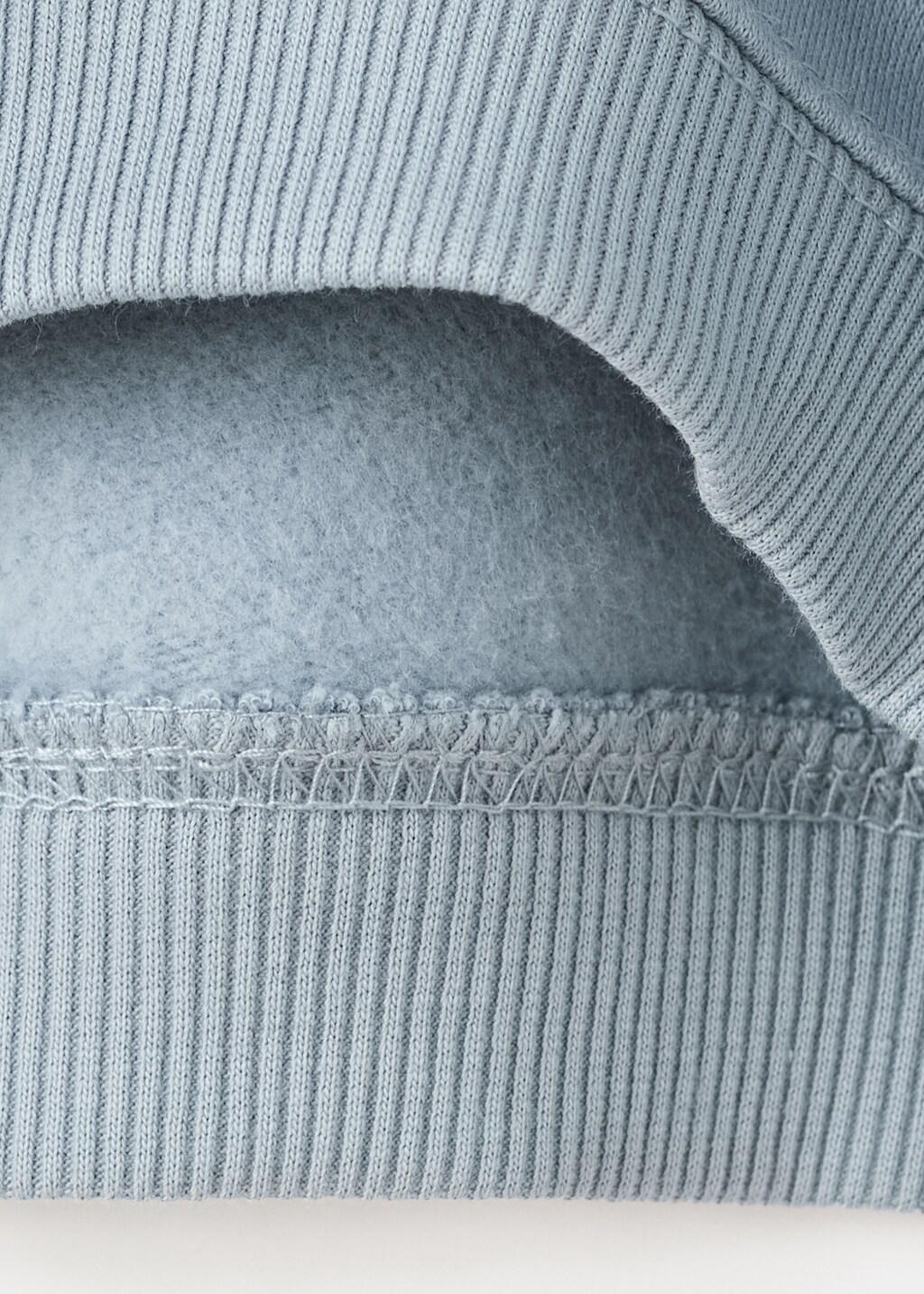 Blue Printed Hoodie, Kids Unisex, Light-Pastel Blue, large image number 1