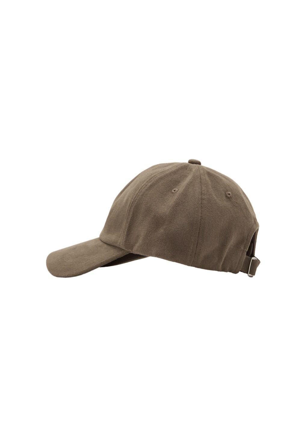 Brown Lt Pastel Cotton Visor Cap, Light Pastel Brown, large image number 2
