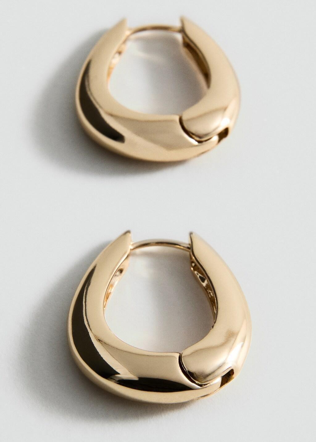 Gold Volume Hoop Earrings, 0201_OR, large image number 0