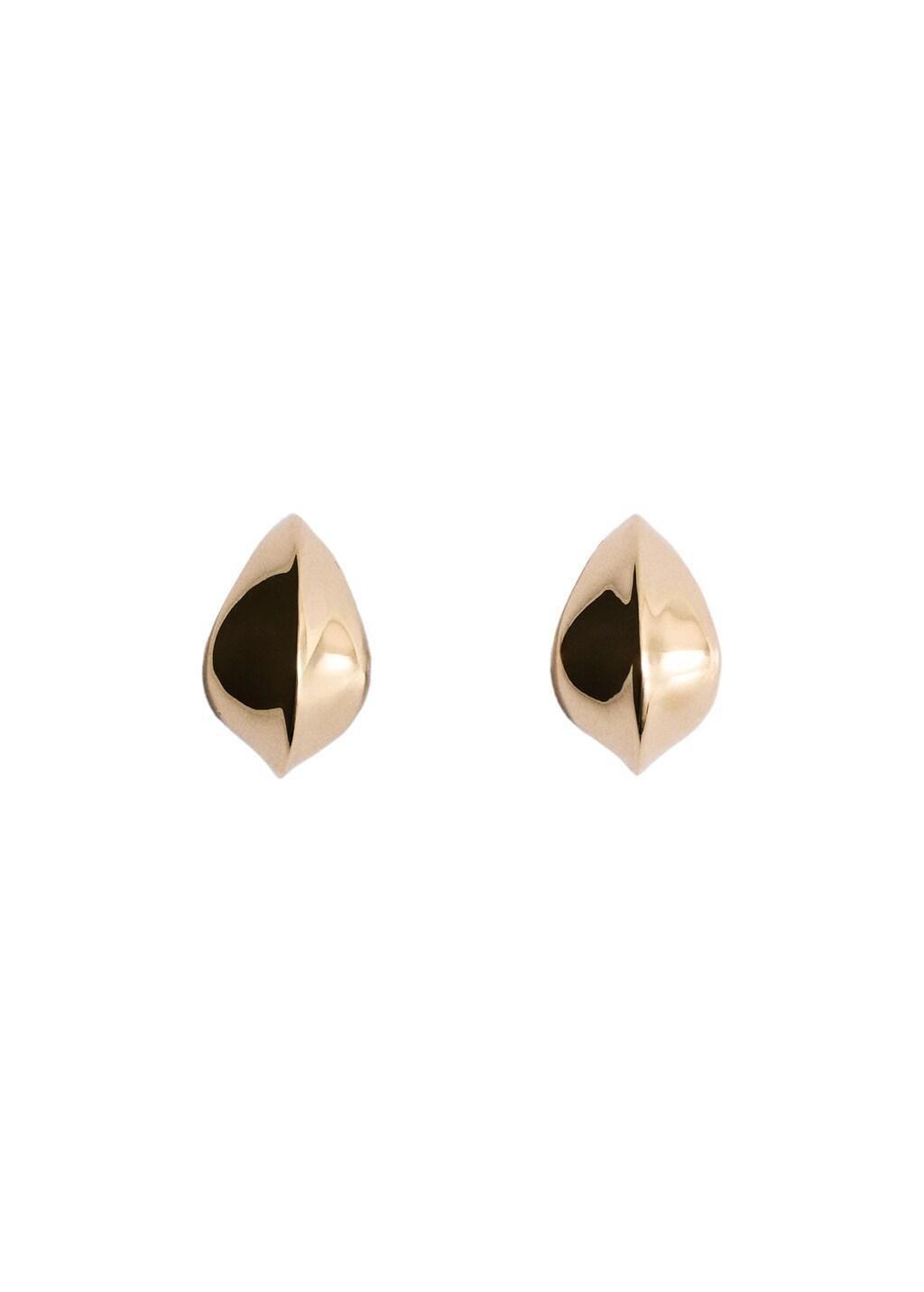 Gold Moon Volume Earrings, 0201_OR, large image number 1