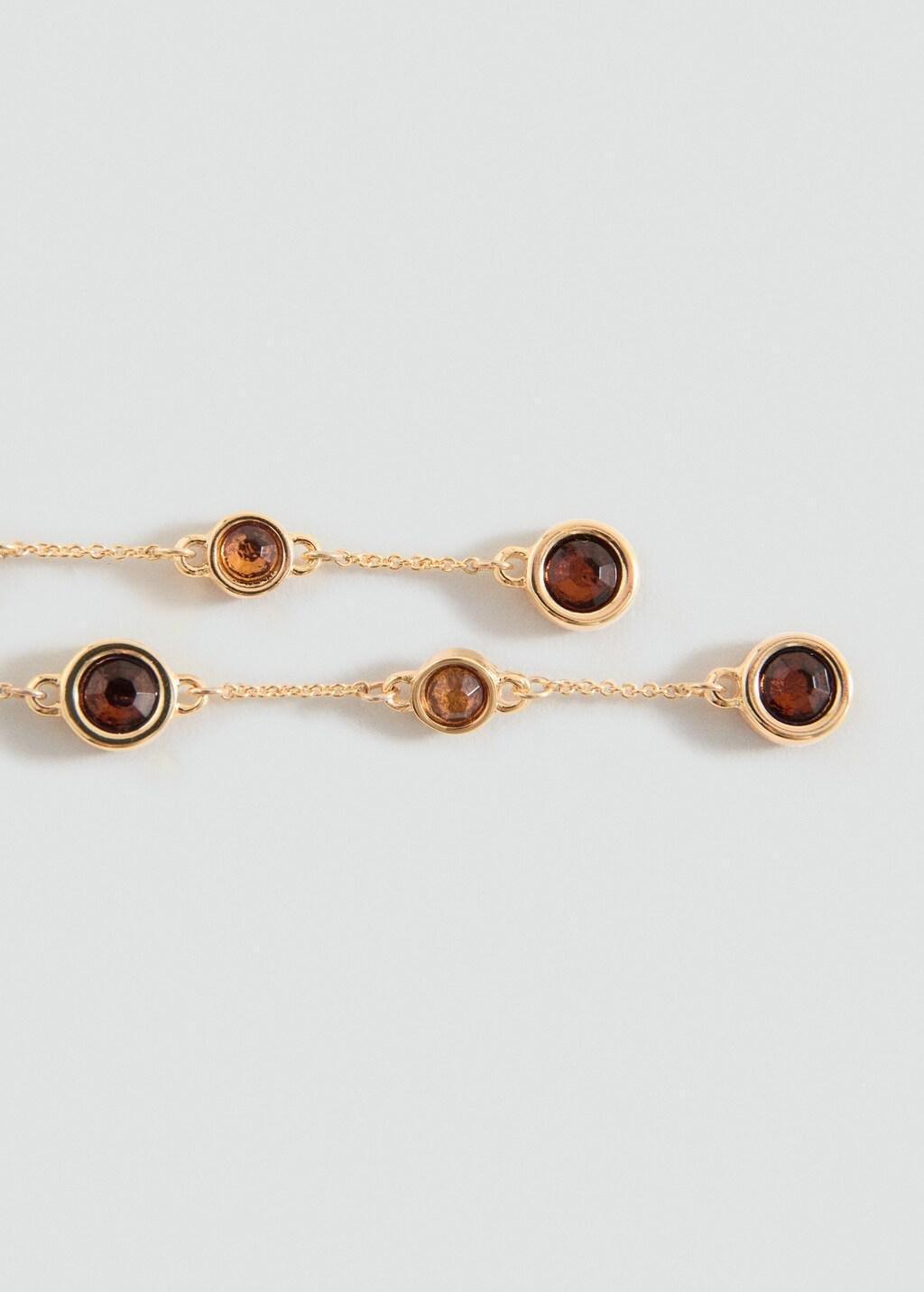 Gold Thread Sphere Earrings, Gold, medium