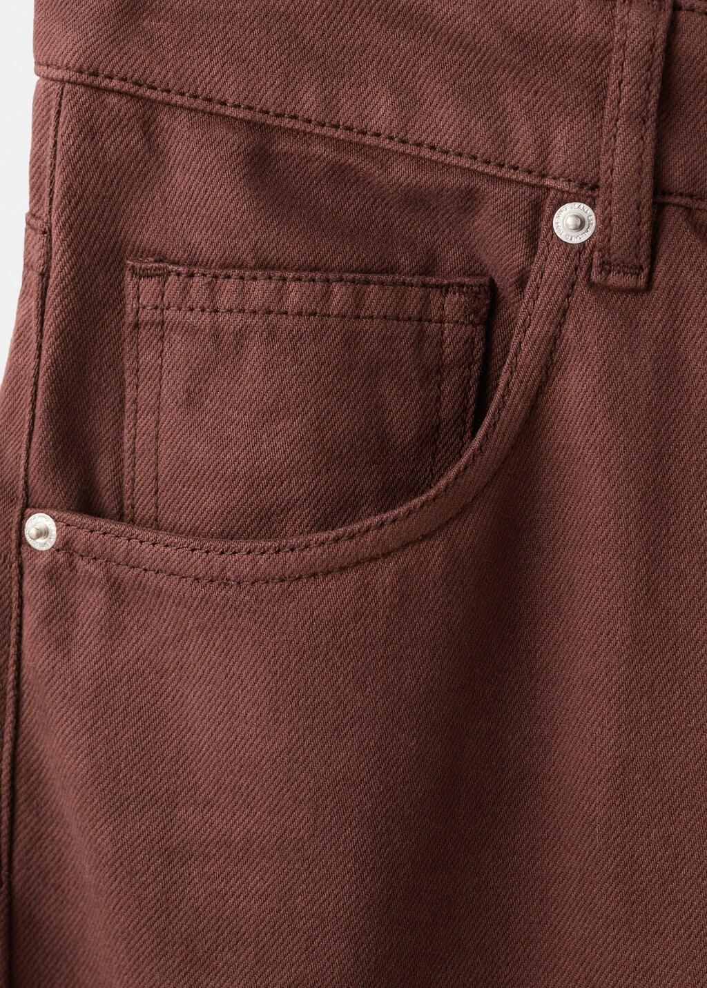 Orange Mid-Rise Balloon Jeans, Medium Orange, large image number 4