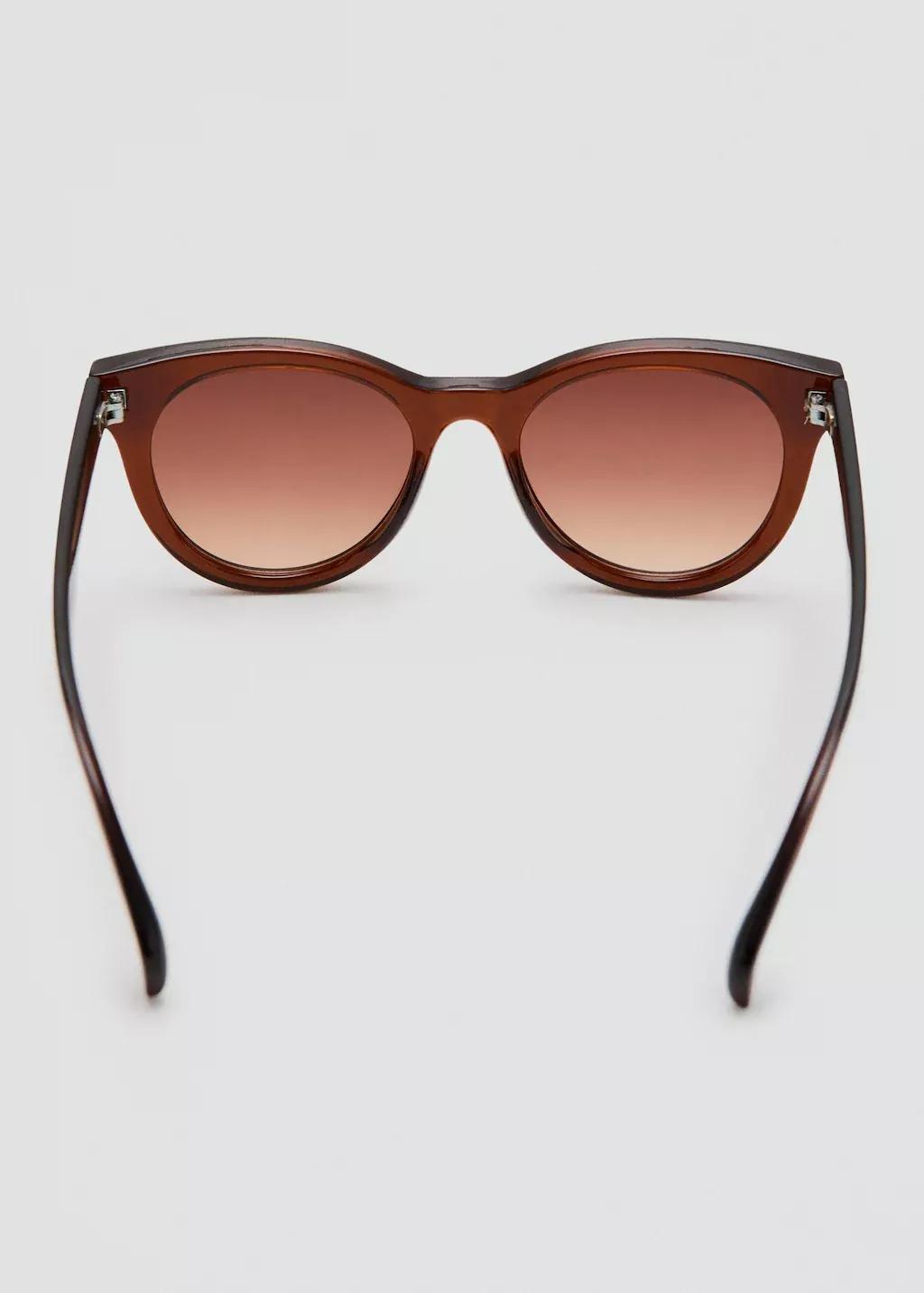 Brown Round-Framed Sunglasses, 0201_30, large image number 1