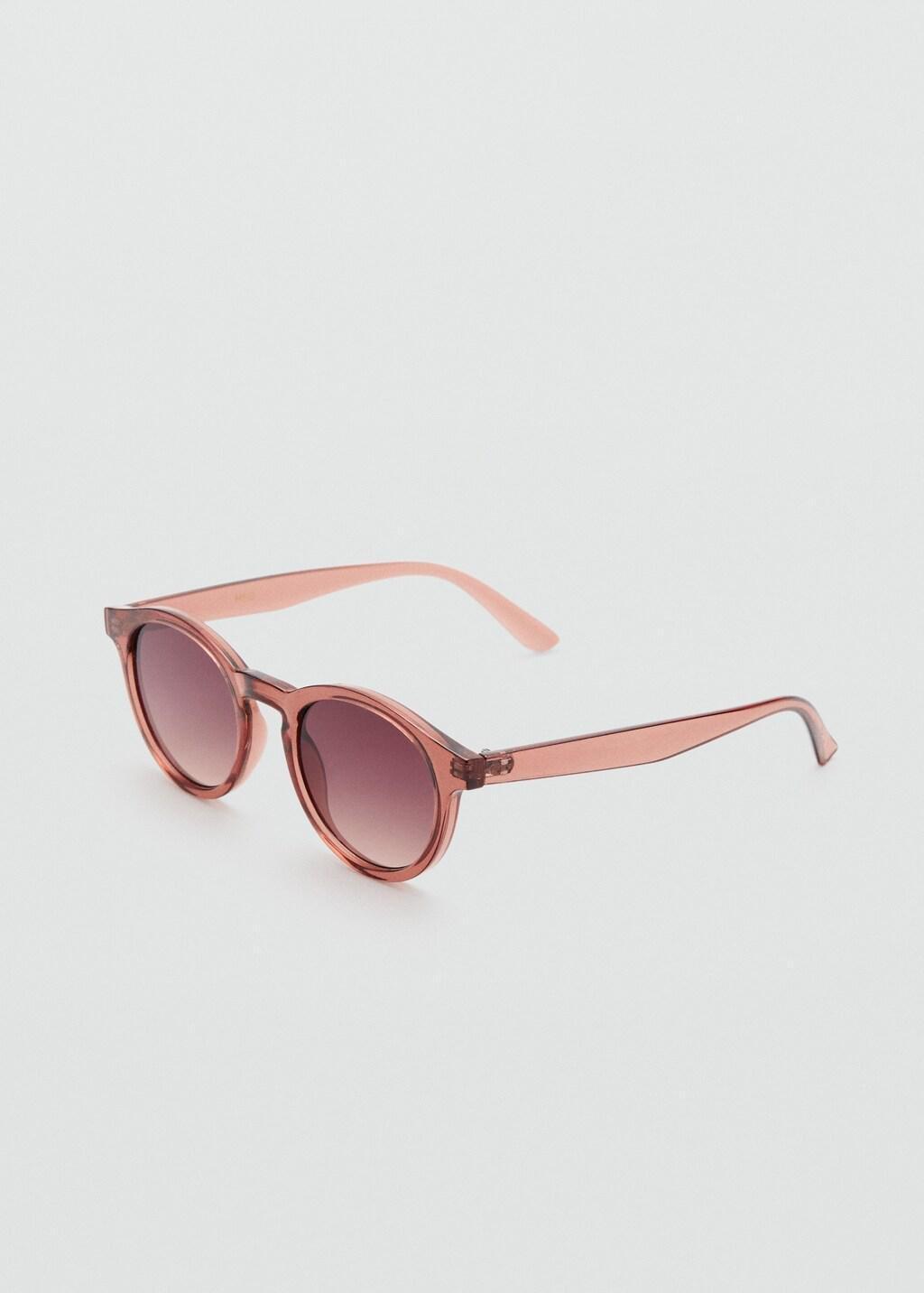 Orange Lt Pastel Round-Framed Sunglasses, 0201_26, large image number 0