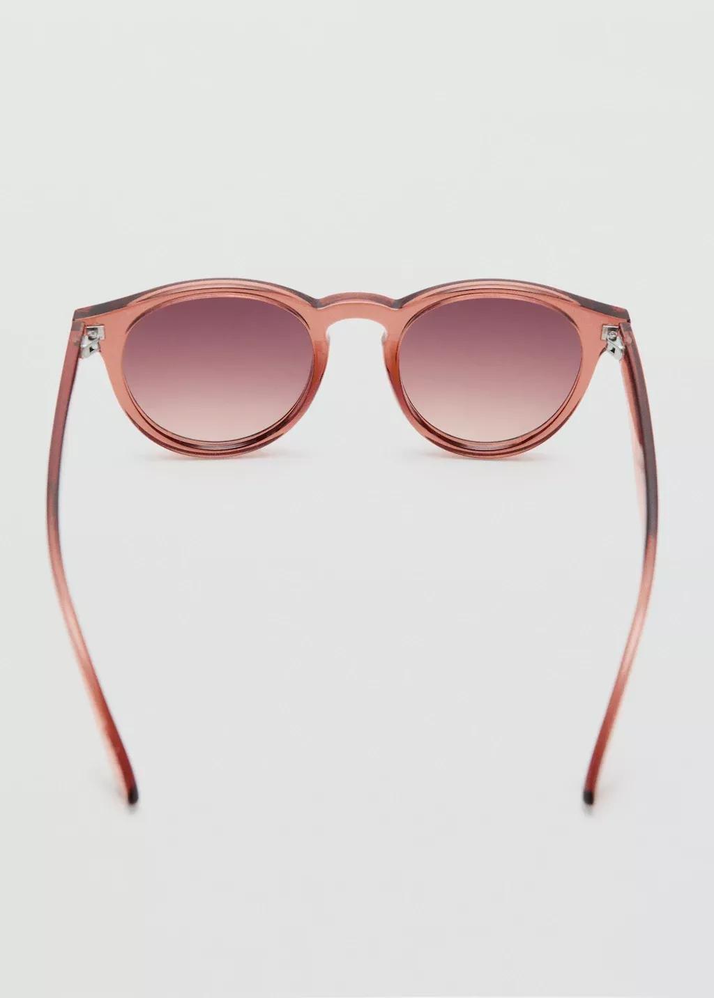 Orange Lt Pastel Round-Framed Sunglasses, 0201_26, large image number 1