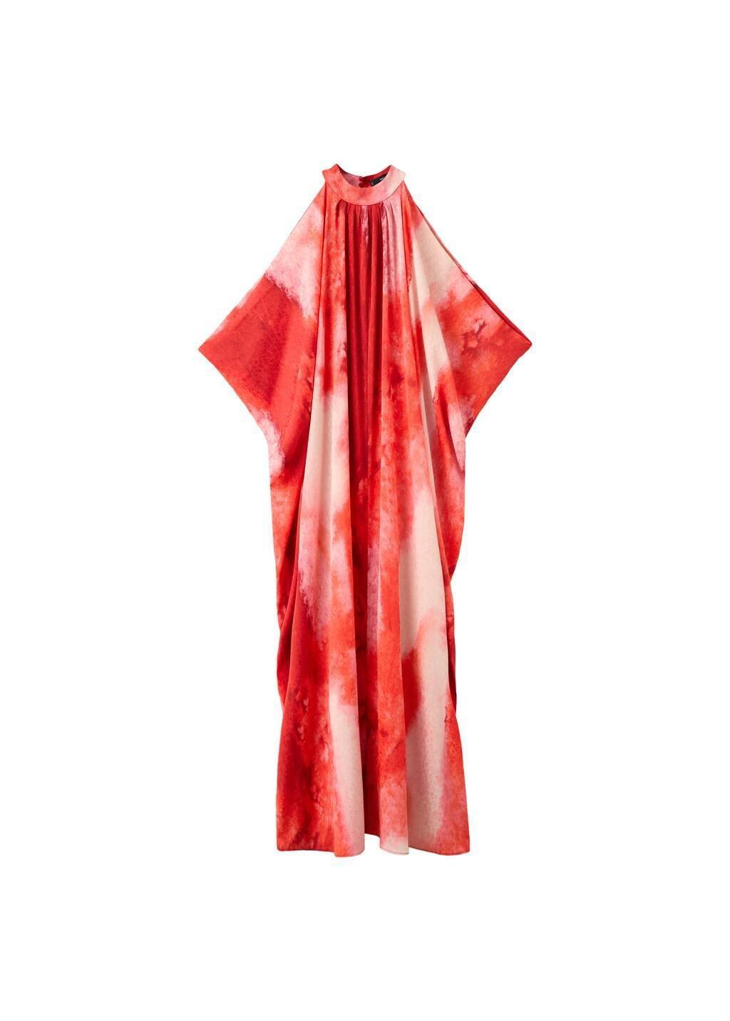 Red Off-The-Shoulder Long Dress, Red, large image number 6