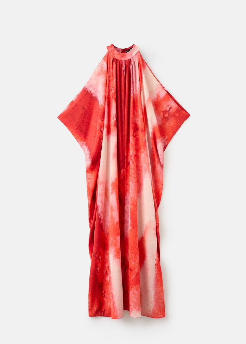 Red Off-The-Shoulder Long Dress, Red, large image number 7