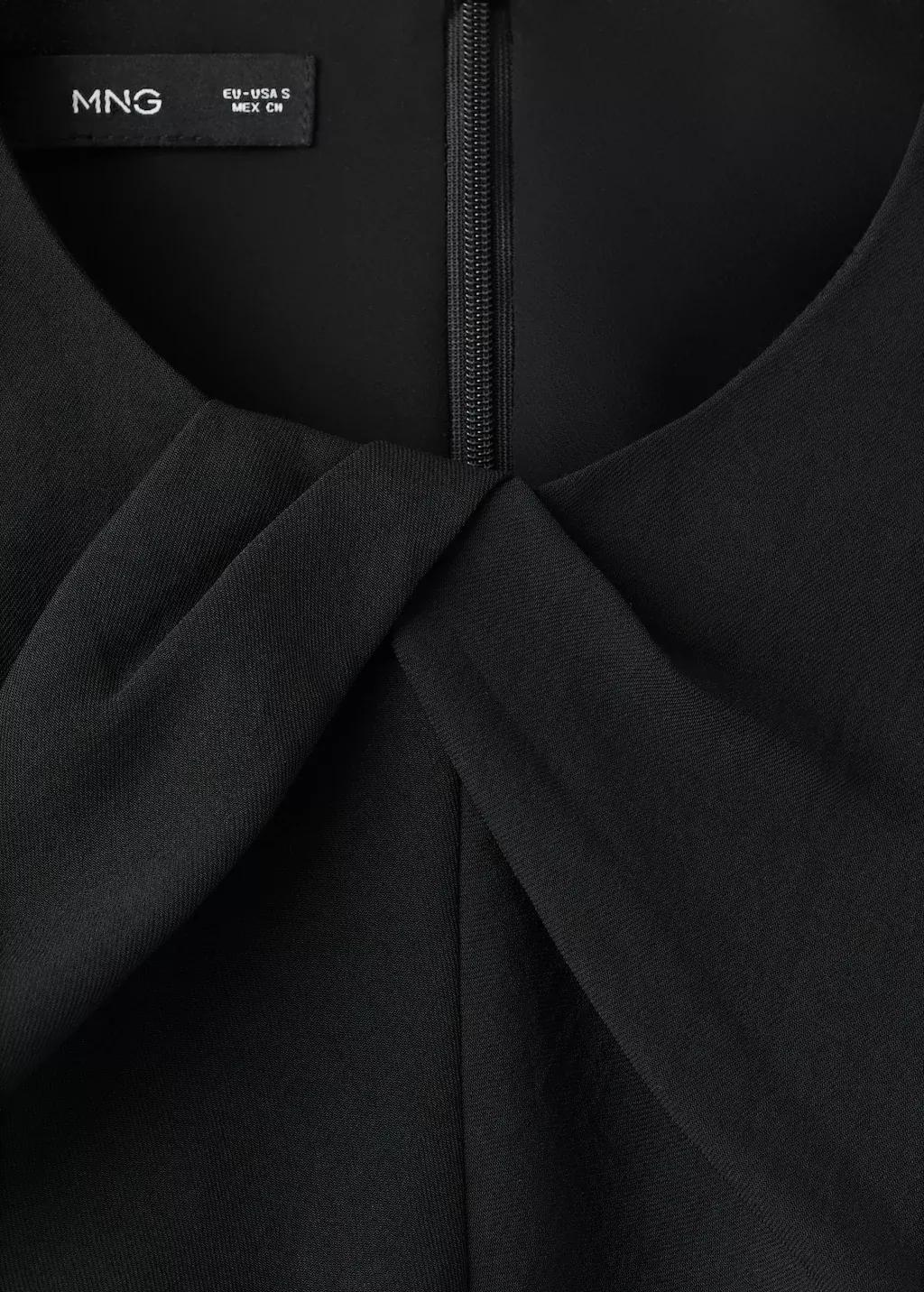 Black Jumpsuit With Draped Detail Belt, 0201_99, large image number 1