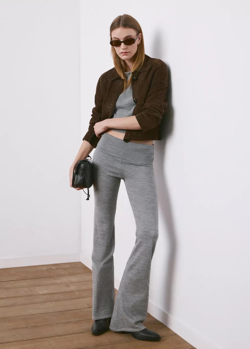 Grey Studded Knitted Sweater, 0201_94, large