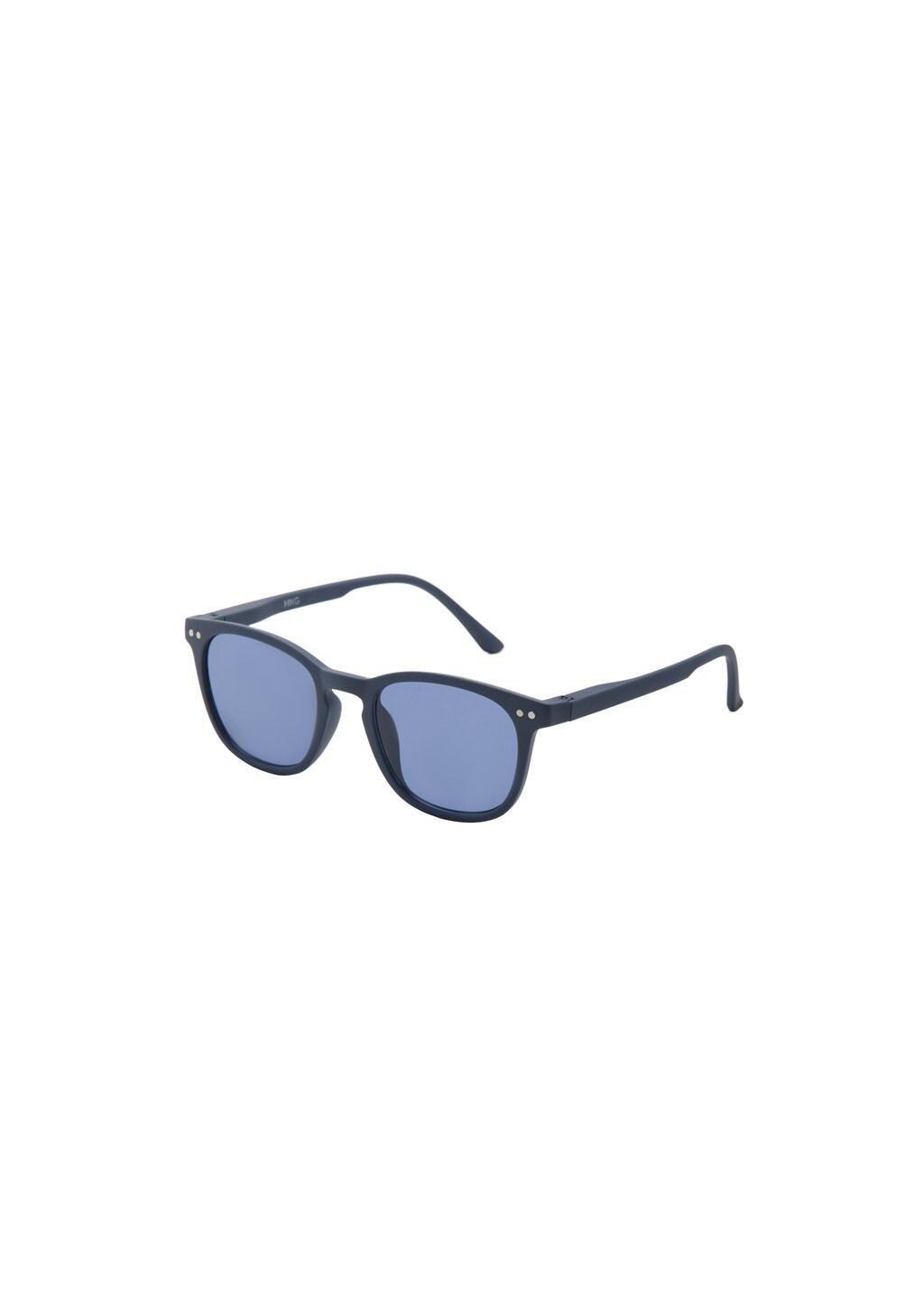 Blue Square Sunglasses, Kids Boys, Medium Blue, large image number 2