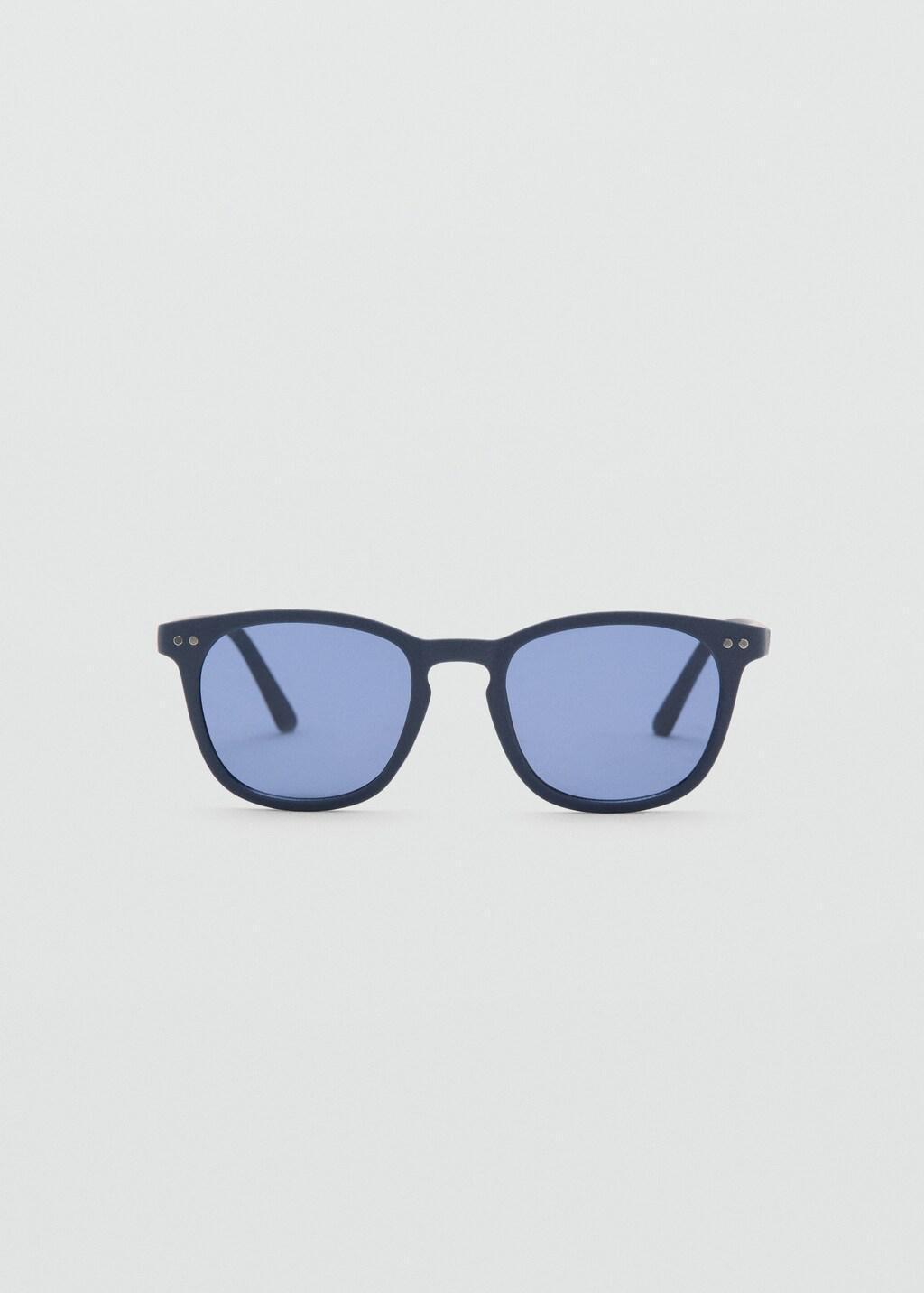 Blue Square Sunglasses, Kids Boys, Medium Blue, large image number 4