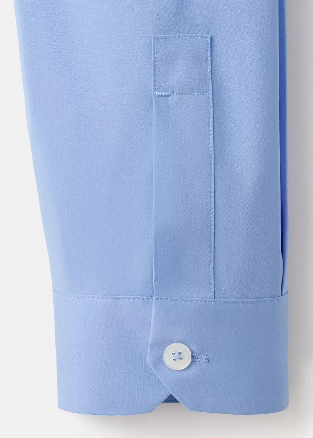 Blue Comfort Stretch Non-Iron Shirt, Light-Pastel Blue, large image number 5