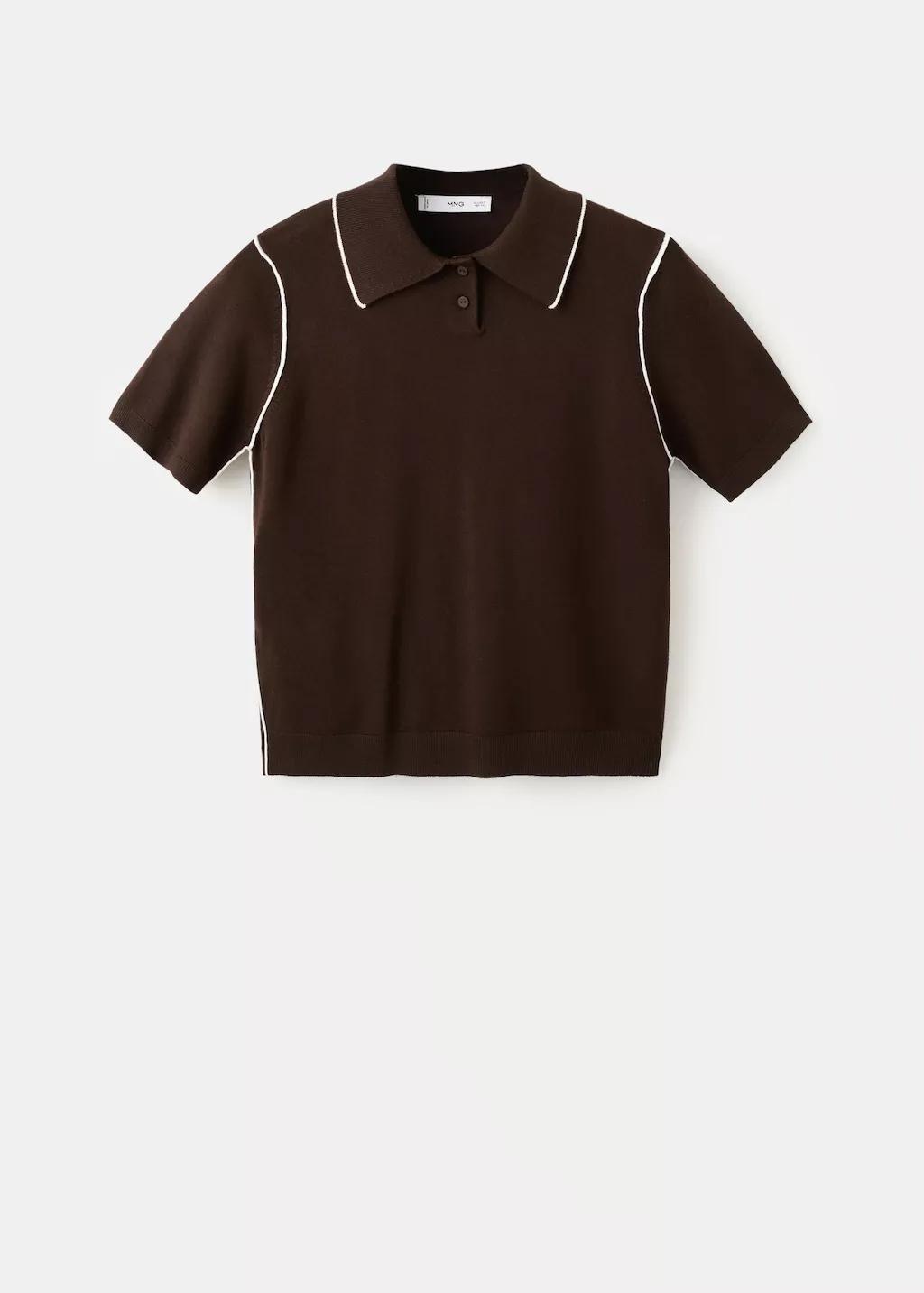 Brown Contrasting Stripes Sweater, 0201_32, large image number 7