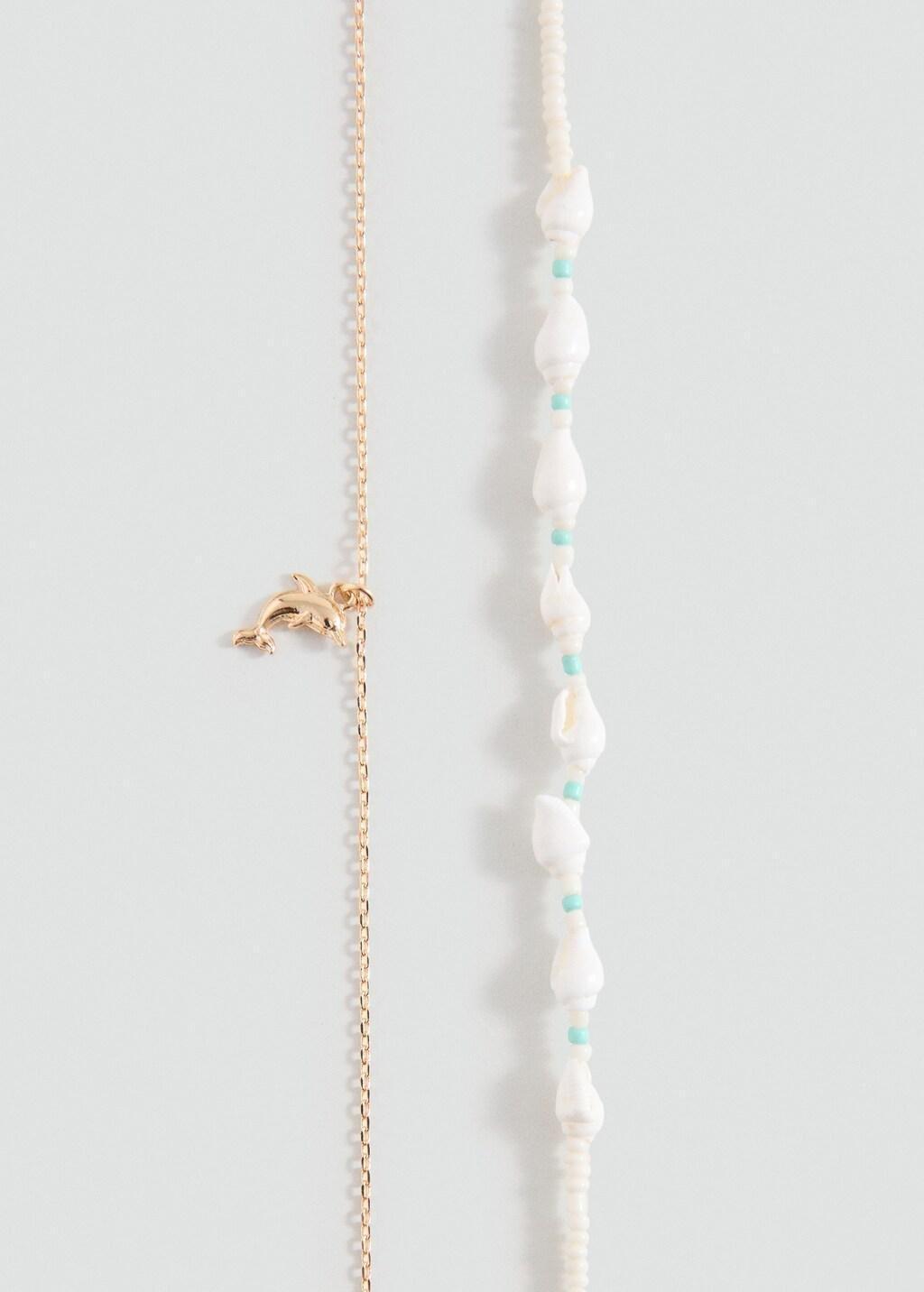 Turquoise Combined Necklace Pack, Kids Girl, Turquoise - Aqua, large image number 1